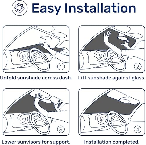 Miniatura 6 de Star Movie Baby Alien Guard - Parasol divertido para parabrisas de automóvil, SUV, camión (55 x 30 pulgadas), parasol para automóvil, parasol para