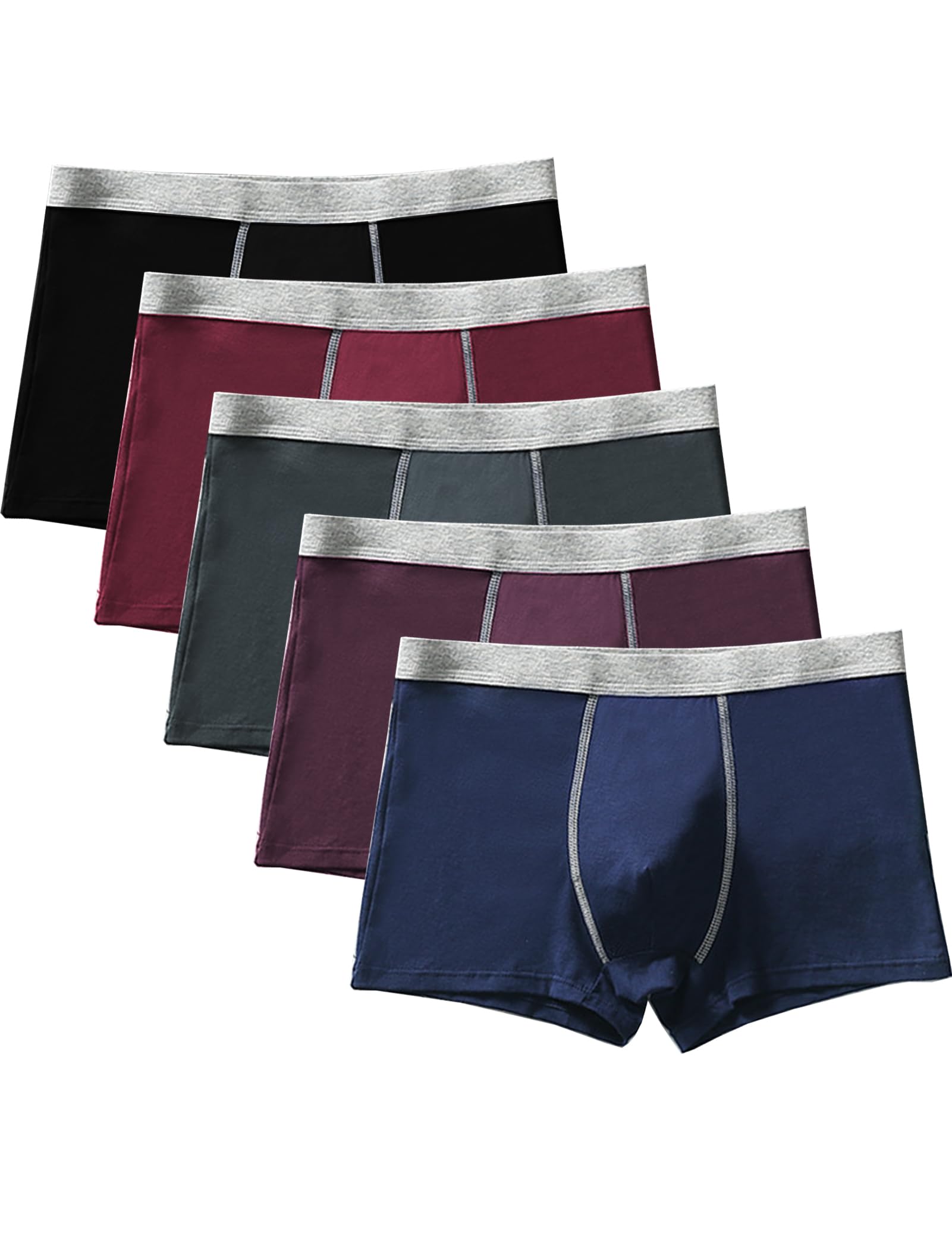 Underwear Boxer Briefs Cotton 5 Pack
