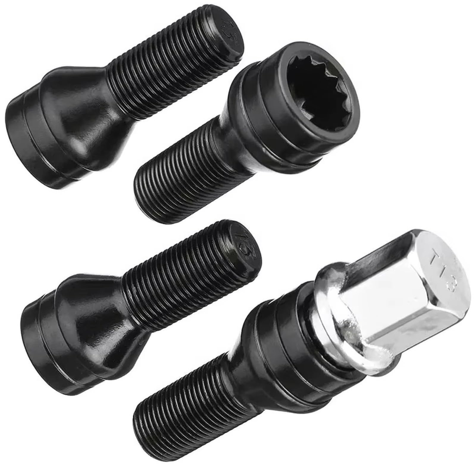 Bulloni ruota auto Compatibile Con BMW Per Z4 E89 2009 2010 2011 2012 2013 2014 2015 2016 Set Da 4 Dadi Per Cerchi In Lega Con Rondella Conica OEM: 36136776076