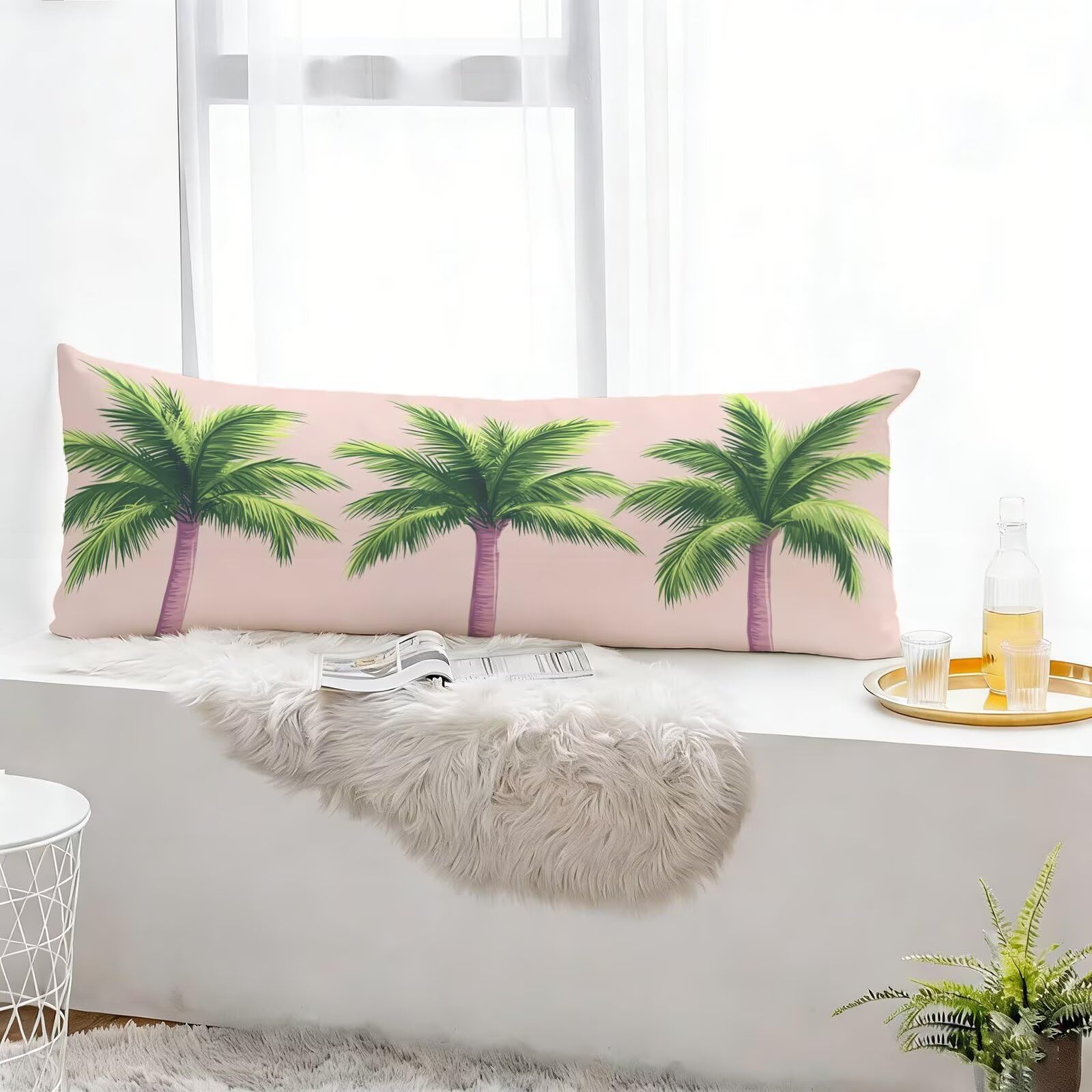 Poszewki na poduszki, 60 x 180 cm, zielone poduszki w rozmiarze king size, ukryte poszewki na poduszki, aksamitne prostokątne dekoracyjne długie poduszki, poduszka na całe ciało, dekoracja domu