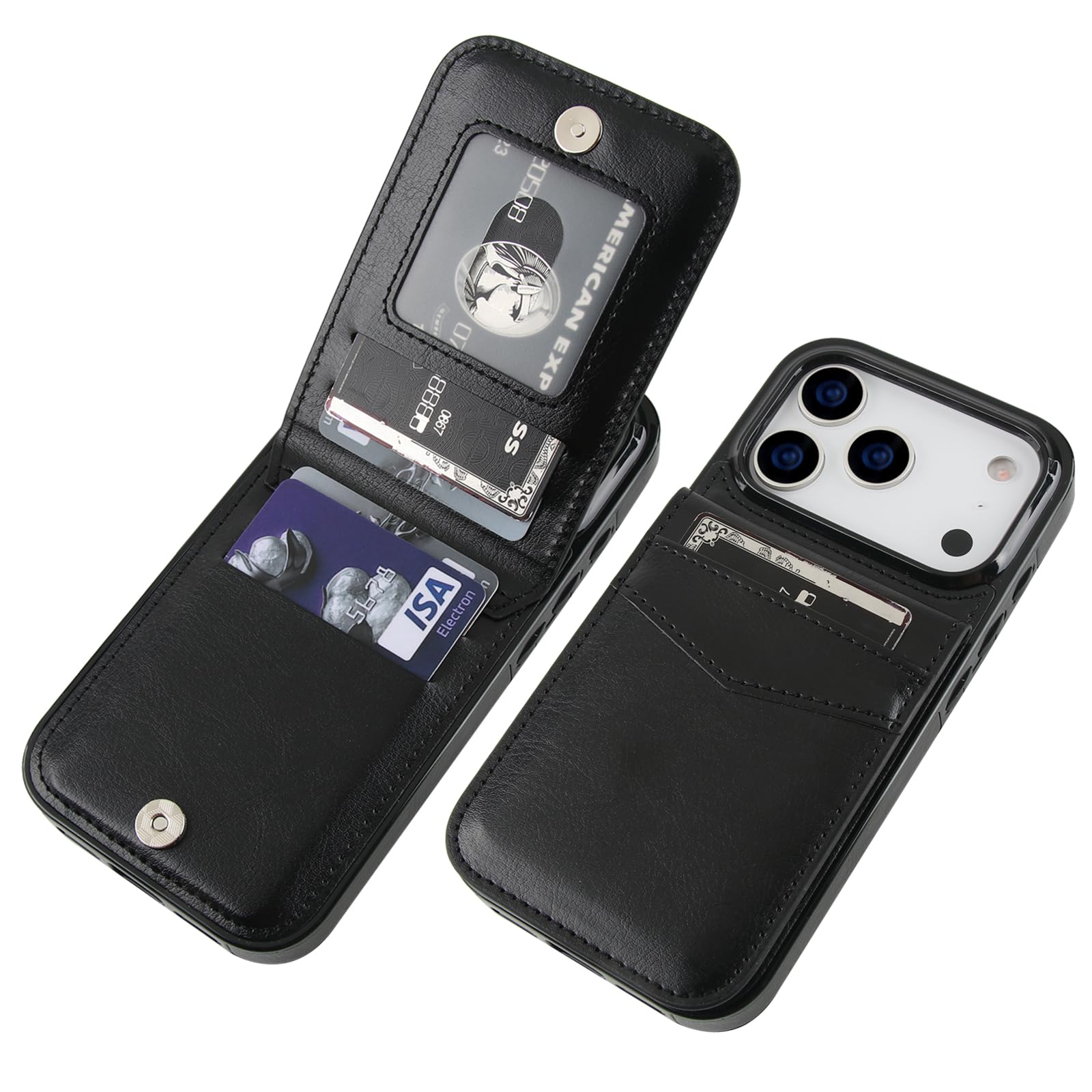 Amazon.com: KIHUWEY Compatible with iPhone 17 Pro Case Wallet with