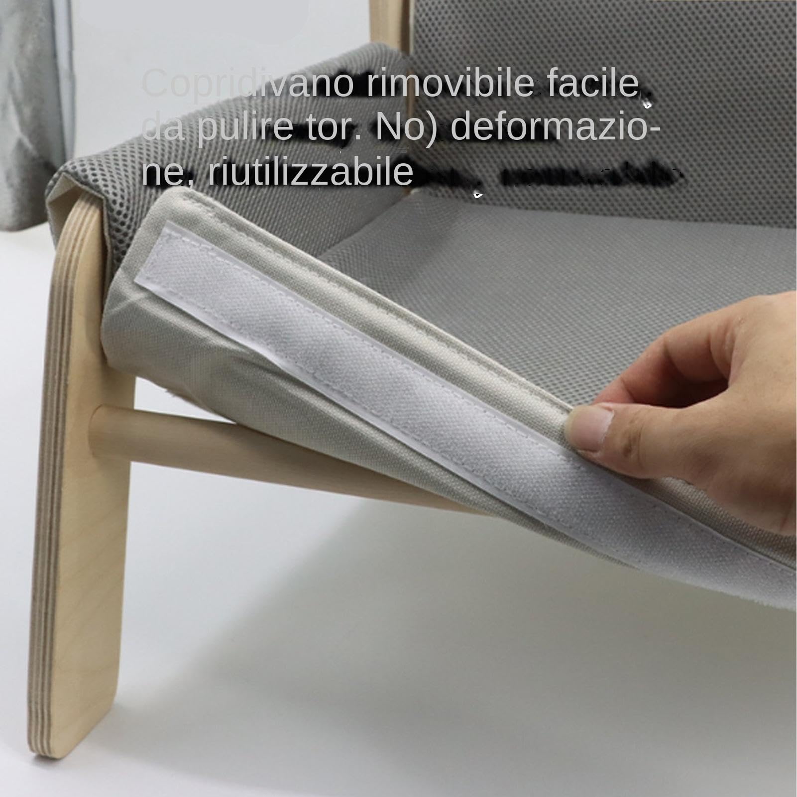 Camas para Gatos para Gatos de Interior, sofás Cama para Perros | Camas para Gatos de Madera Natural hipoalergénicas | Sofás y sillas para Perros con de sofá extraíble Camas para Perros