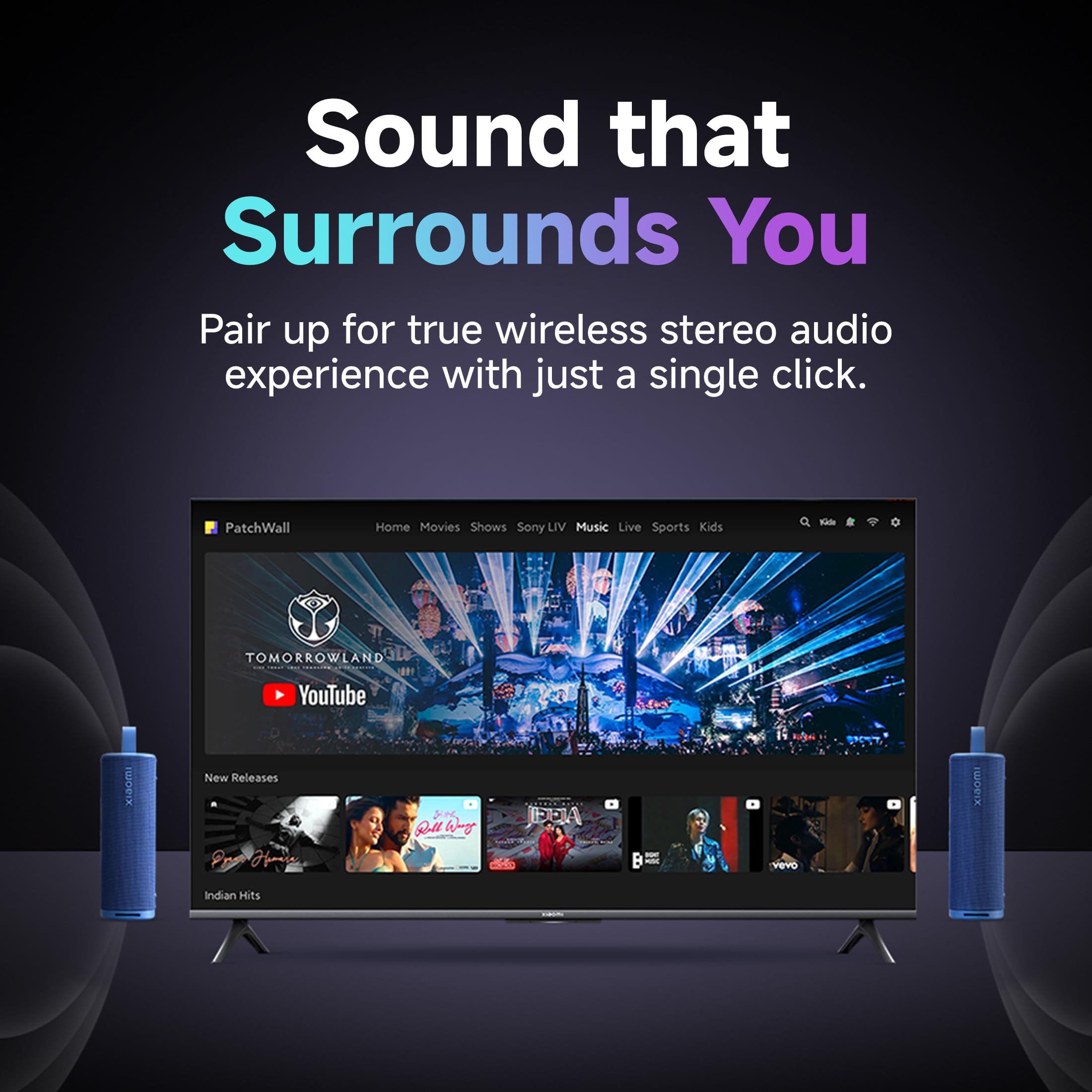 Xiaomi Altavoz de audio para exteriores (azul) | Altavoz de alta calidad de 30 W con micrófono, hasta 12 horas de reproducción, impermeable IP67 y tipo C, acoplamiento estéreo inalámbrico, altavoz