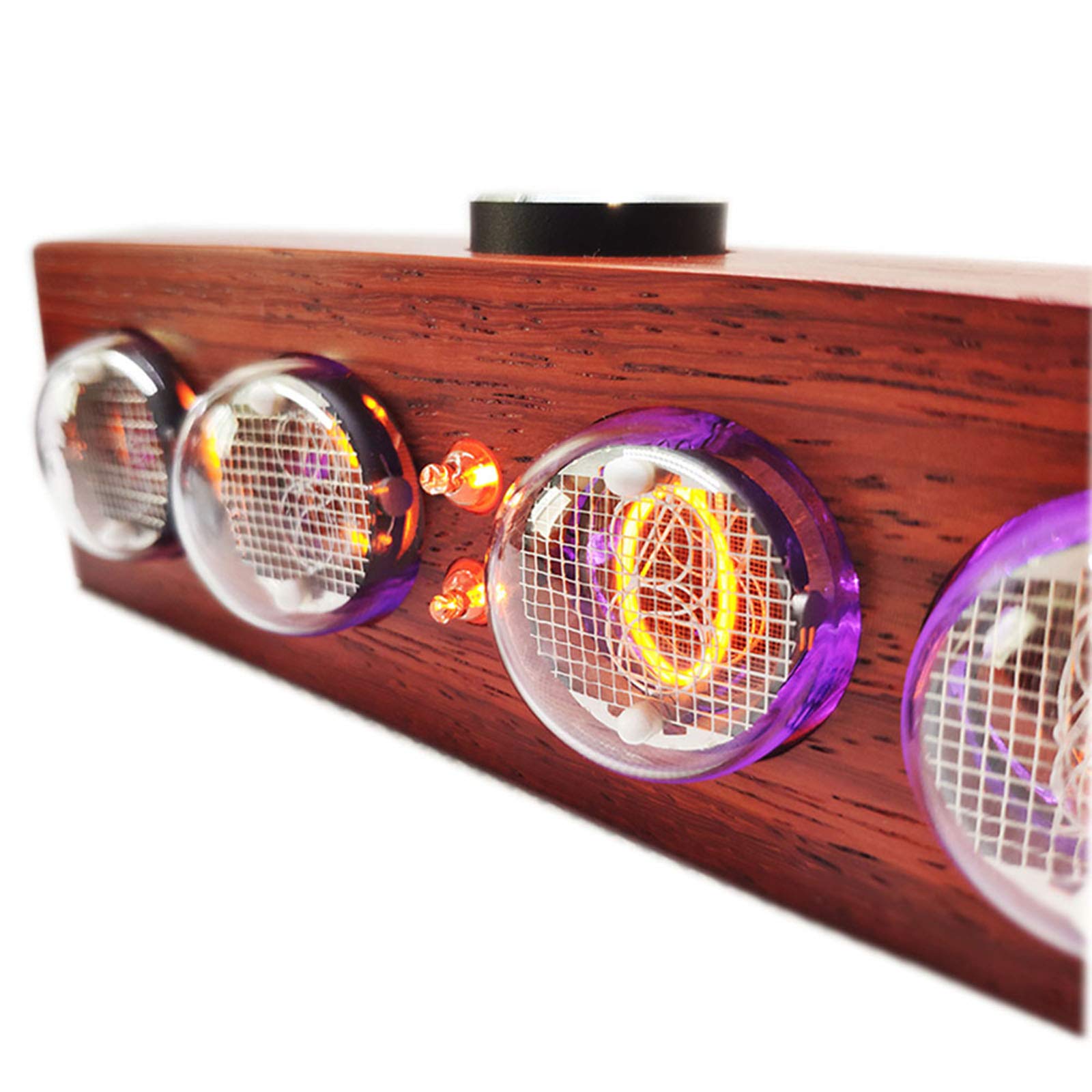 Cadeaux personnalisés, Horloge LED Bluetooth App Control, Nixie Tube Clock Adjust Volume, Nixie Tube Clock Time System Infrared Control, Filet