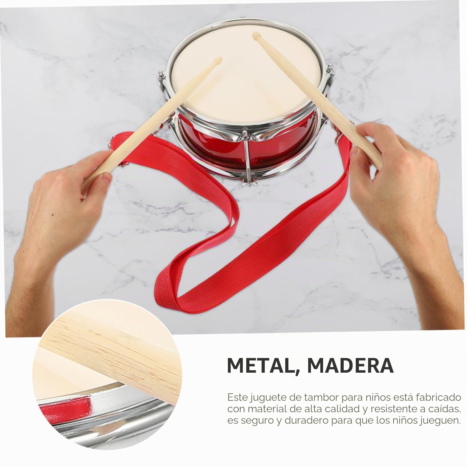 SOIMISS Infantil De Artesanía De Kit De Caja Baquetas para Caja para Instrumentos De Percusión y Juguetes Musicales Clases De Música
