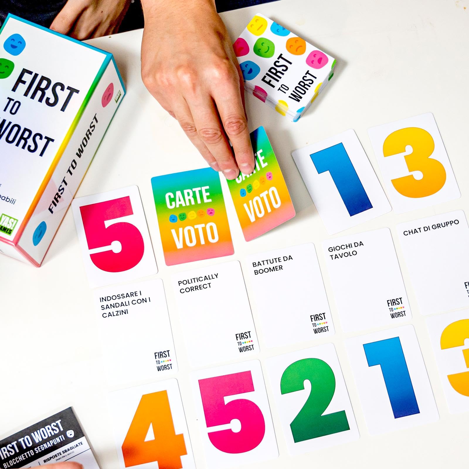 Yas Games - You Can'T Say Umm - L'Unico in Italiano - Party Games da 4 a 10 giocatori dai 10 anni in su