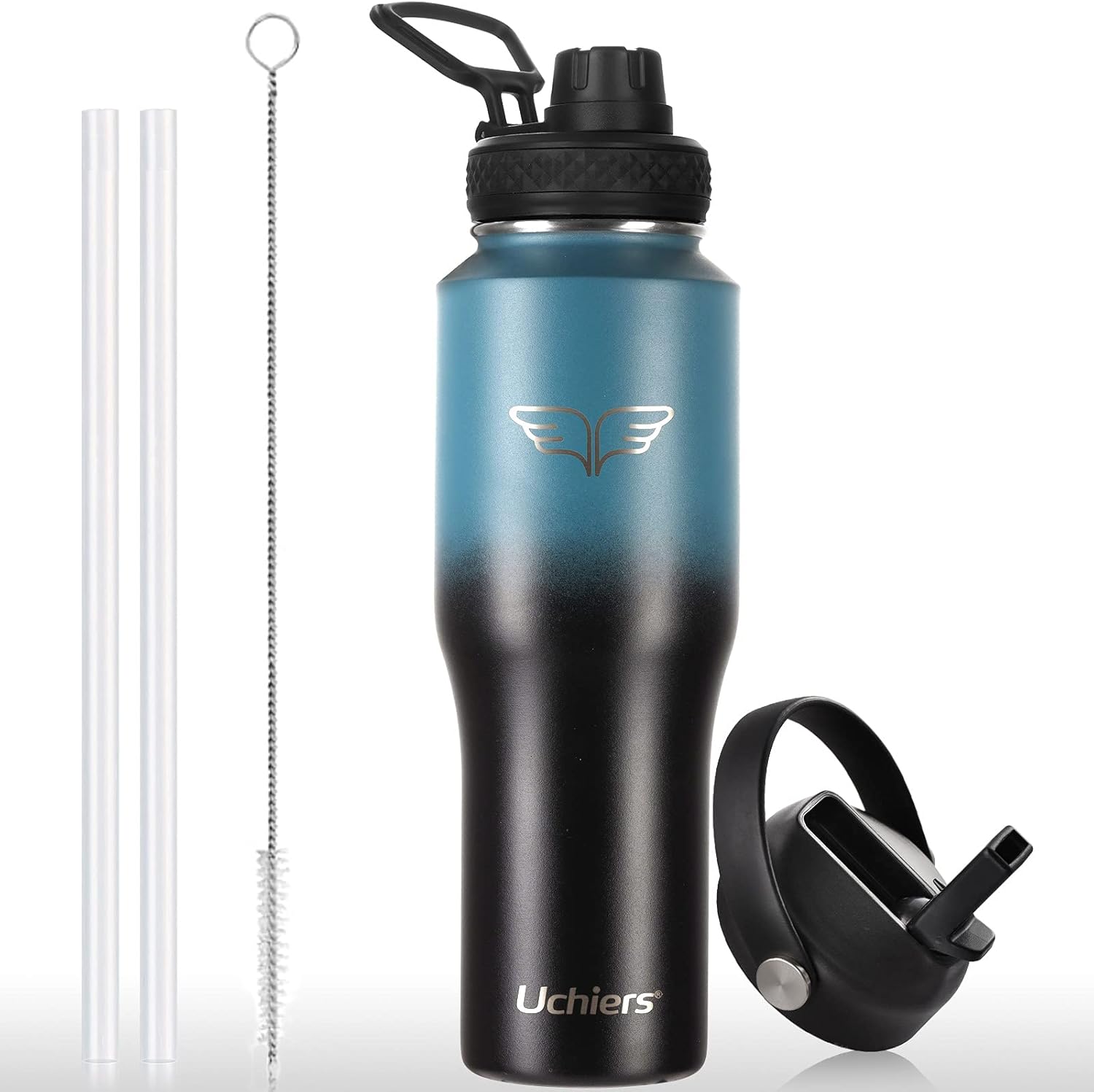 Uchiers 32oz Tumbler with Handle Stainless Steel Water