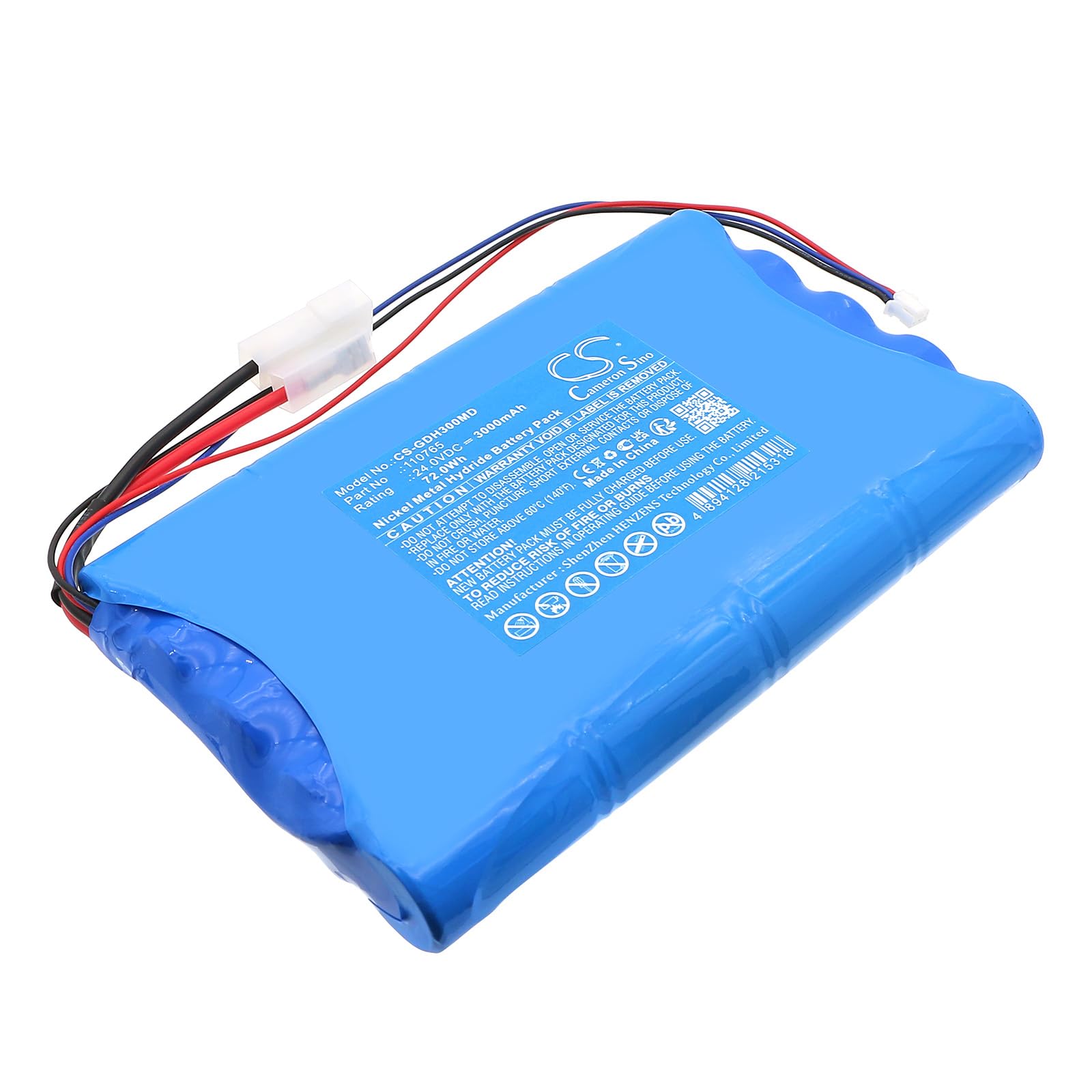TECHTEK Batteria 3000mAh compatibile con [Guldmann] GH3 Ceiling Lift, GH3+ Ceiling Lift sostituisce 110765, 550182, B11908