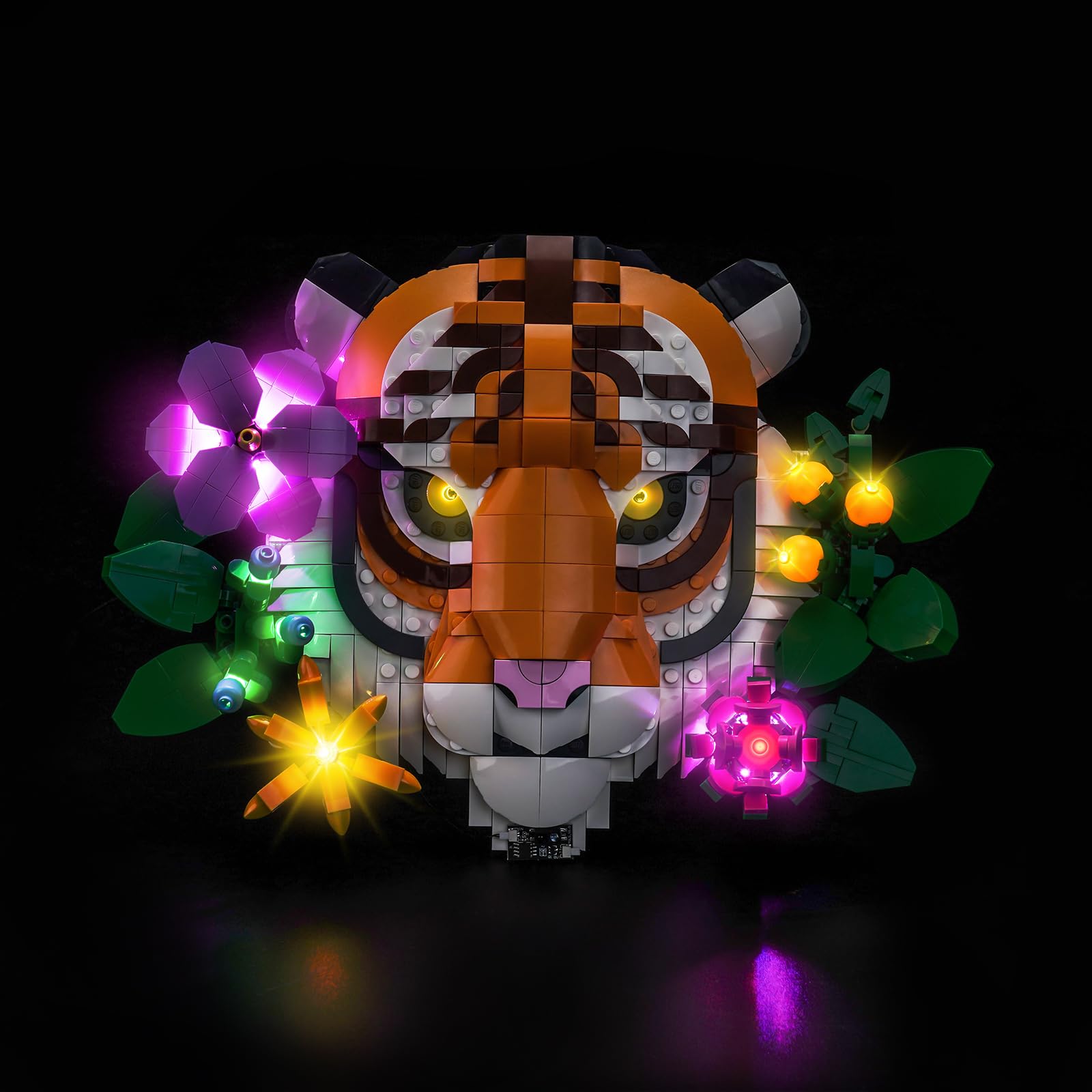 Light Control Led Light Set Compatible with Lego 31217 The Fauna Collection, Tiger (No Model)