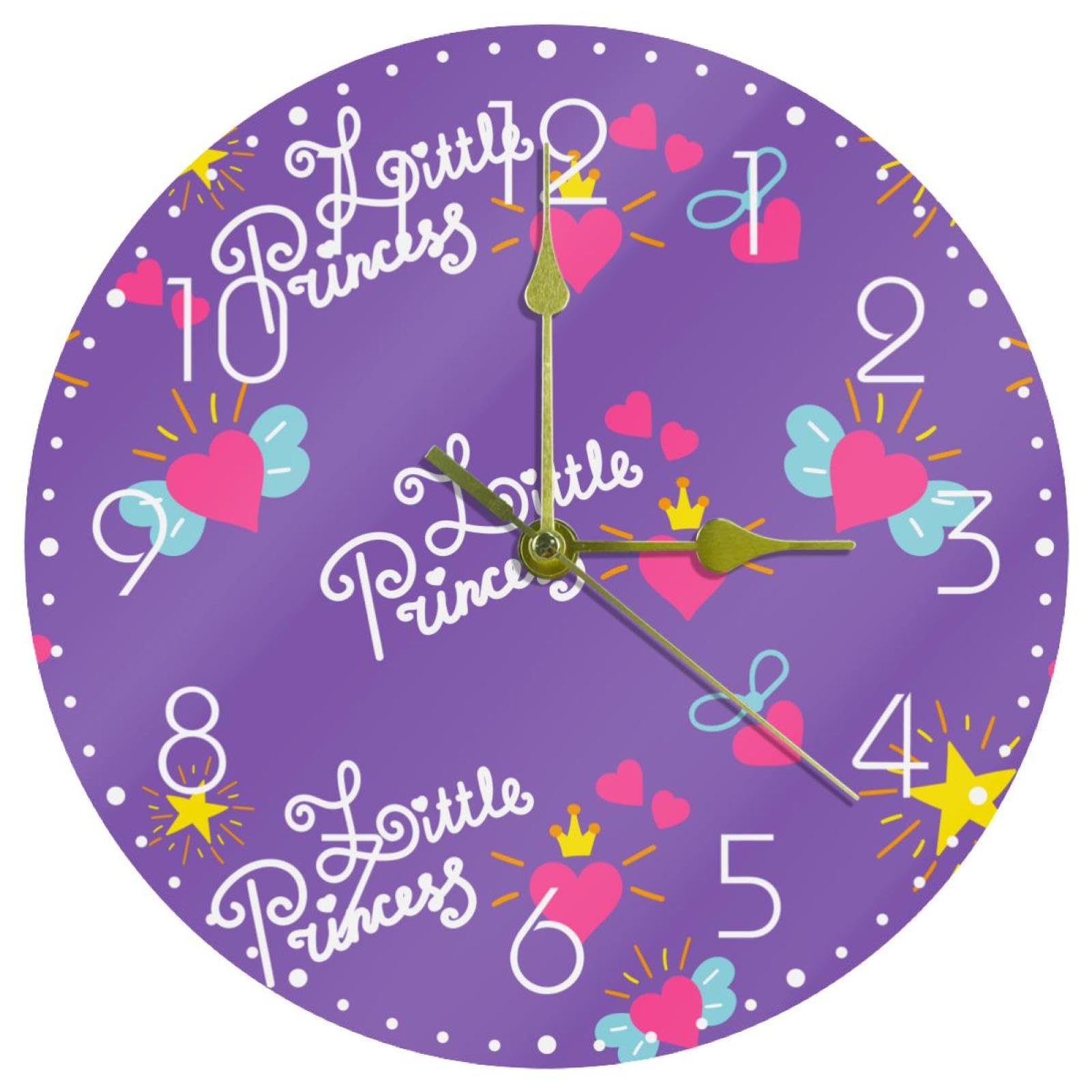 Horloge princesse silencieuse sans tic-tac pour préserver le sommeil