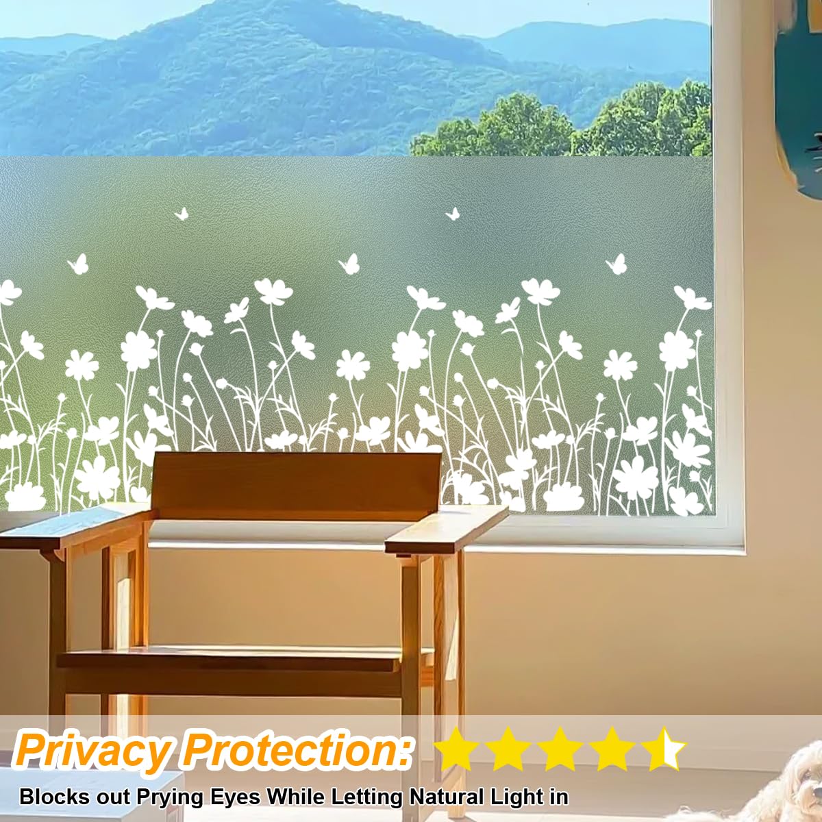 Zindoo Raamfolie, ondoorzichtig, zichtwerende folie, zonder lijm, decoratieve folie, goede privacy, bescherming voor badkamer, douchecabine en deuren, kleedkamer, 75x200 cm Zindoo Raamfolie, ondoorzichtig, zichtwerende folie, zonder lijm, decoratieve folie, goede privacy, bescherming voor badkamer, douchecabine en deuren, kleedkamer, 75x200 cm