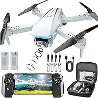 Oddire X28 Drone with 1080P HD Camera for Adults - Foldable Quadcopter, 2 Batteries, Stable Hover, Trajectory Flight, App Control