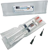 Vista 7 de CS-Flux 0.35 oz (2x5g) Flujo líquido libre de halógenos de baja viscosidad para reprocesamiento de componentes BGA, reflujo ideal para reparaciones