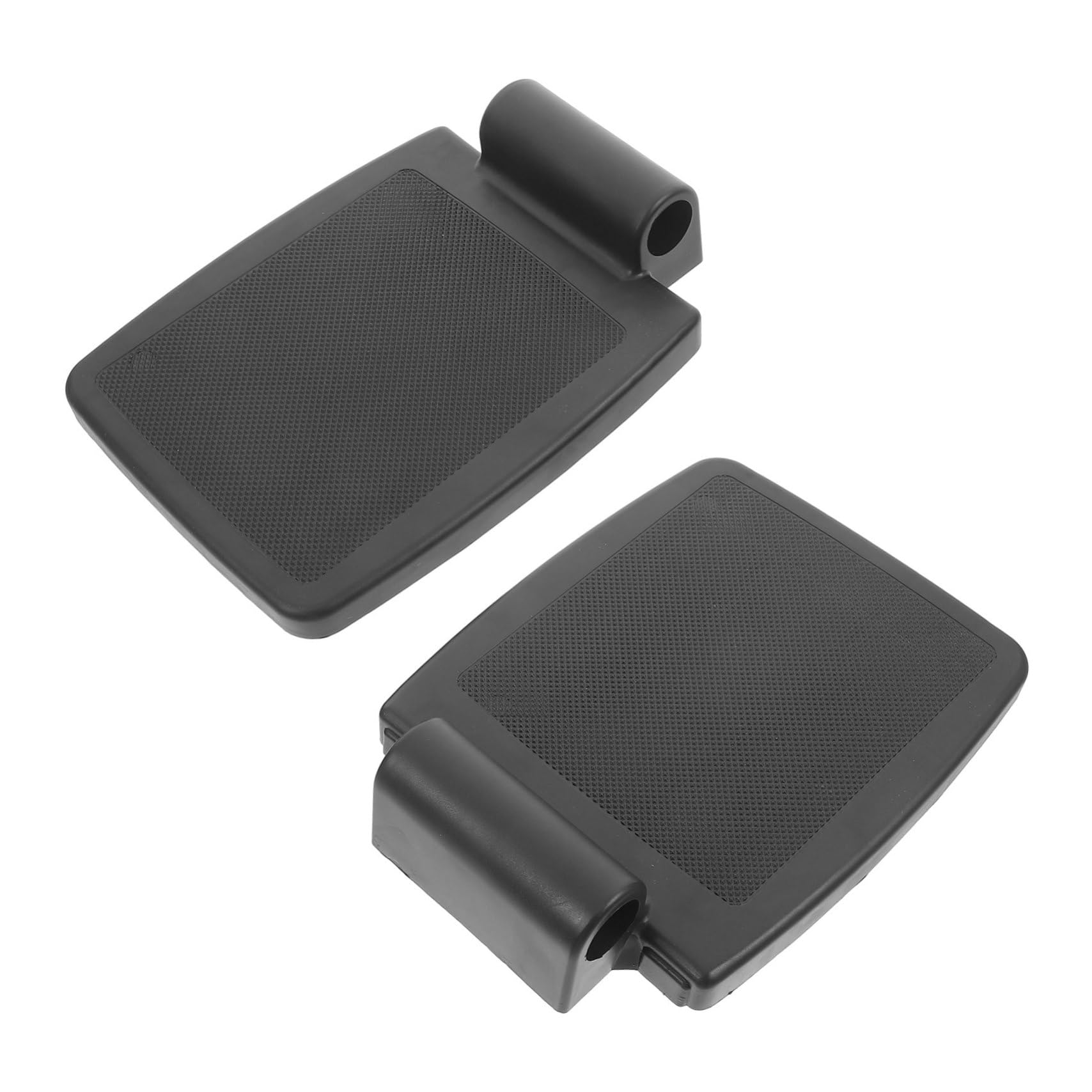 Reposapies de Silla de Ruedas 2 Piezas, Accesorio para Silla de Ruedas en Pp Negro, Antideslizante y Seguro, para Usuarios y Cuidadores