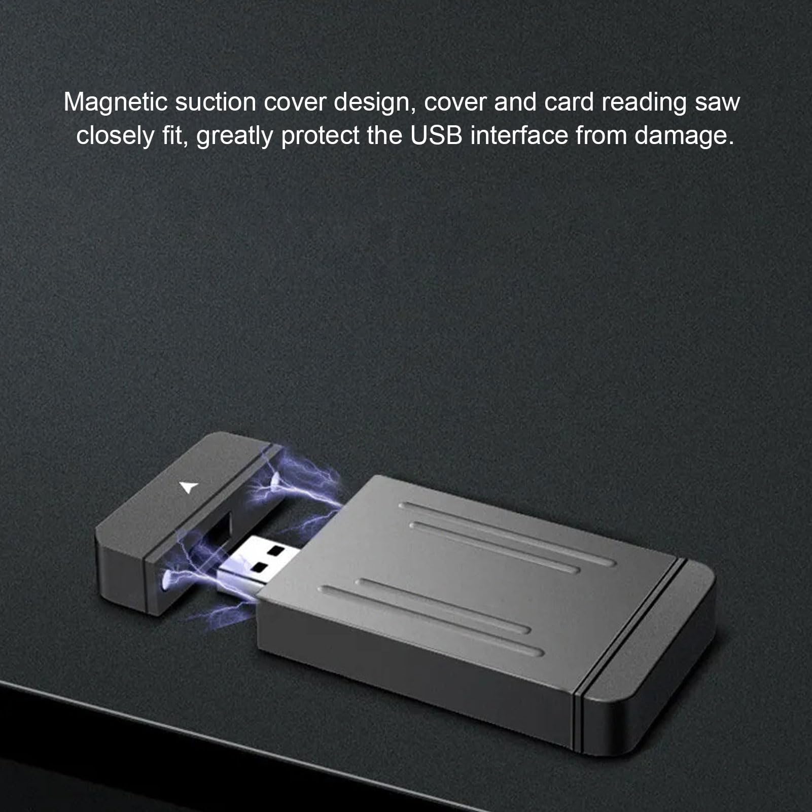 2 Steckplatzkartenleser, 10Gbit/s Typ C USB Tragbarer Speicherkarten -Leser -Speicherkartenleser 2TB Speicherkartenadapter Unterstützung OTG -Laufwerk Frei für R5/Z6/Z7
