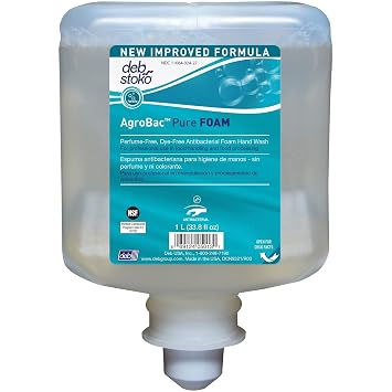 SC Johnson Professional Agrobac Pure Foam 1 لتر، 33.8 Fl Oz حزمة من 3