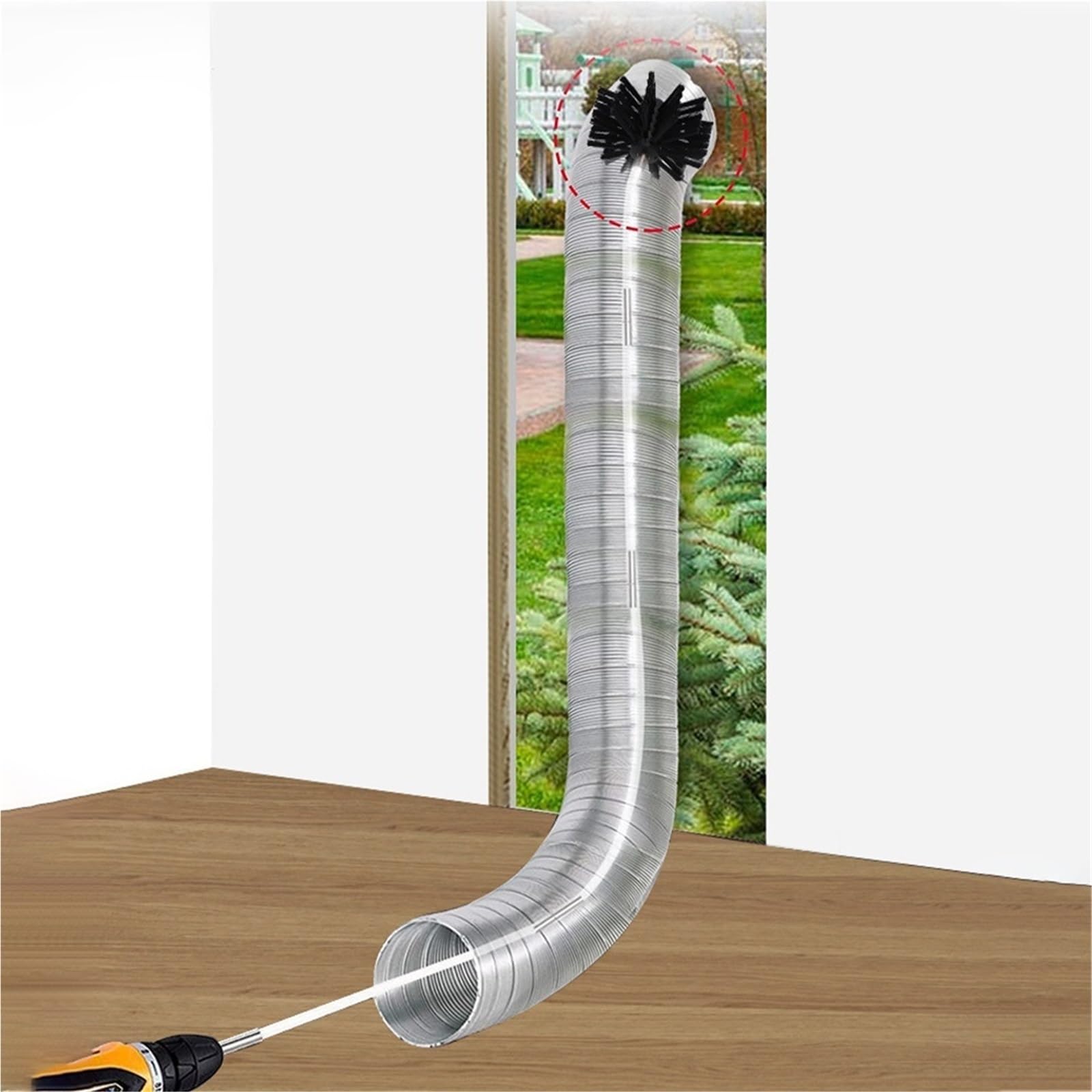 Scovolo Canna Fumaria Set spazzole for camino 100/150 mm