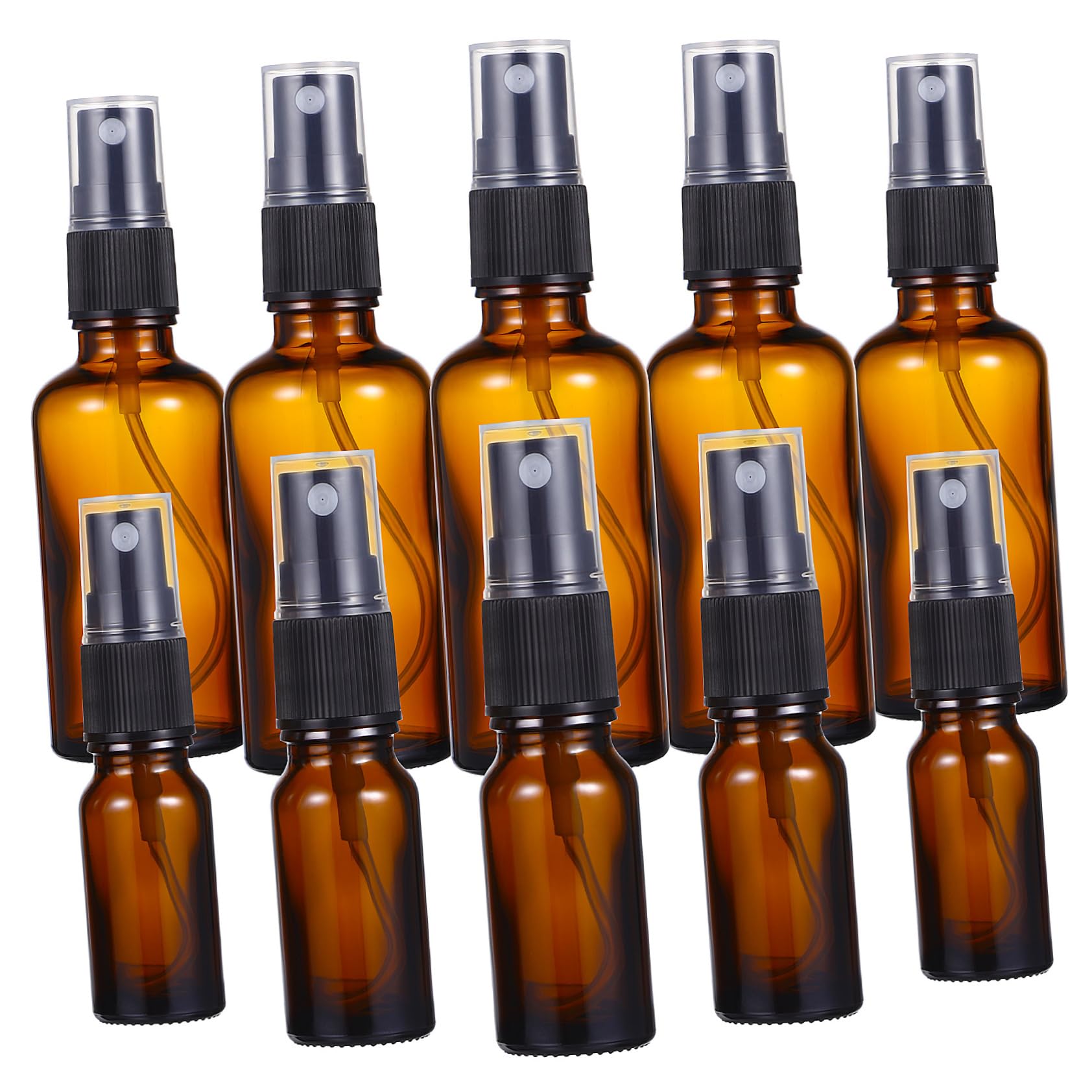VALICLUD 10pezzi Spray in Vetro Riutilizzabili Piccoli Spray Vuoti Per Essenziali e Cosmetici