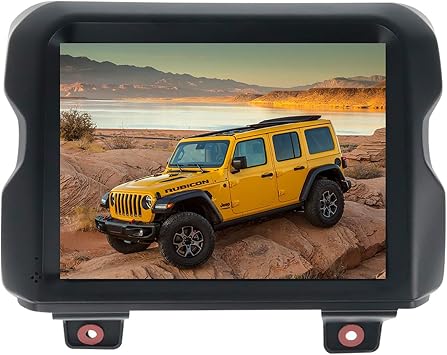 Factory Style Touch Screen Car Stereo for Jeep Wrangler JL Gladiator 2018 2019 2020 2021 Android Radio Replacement GPS Navigation Upgrade Head Unit Video Multimedia Player Carplay