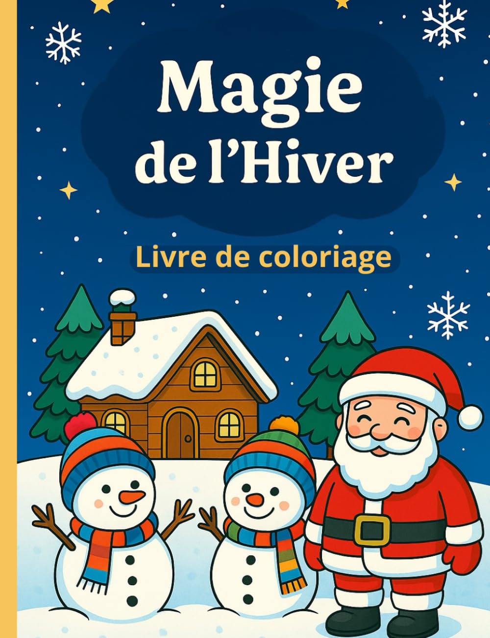 Magie de l Hiver: Livre de coloriage d’hiver pour enfants
