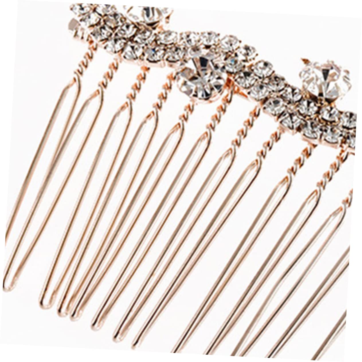 FRCOLOR 12 Stk silberne Tiara Haarspange Hochzeitsschleier Goldrand Haarnadeln mit Strasssteinen hochzeitsdeko Kamm kreative Kopfbedeckungen Sonnenblume Haarschmuck Südkorea Braut