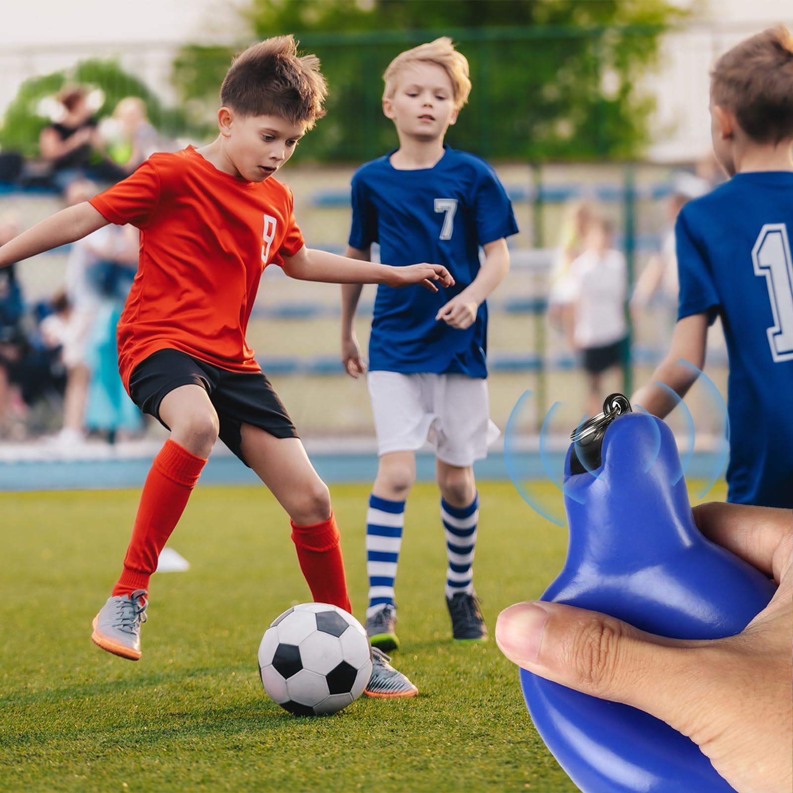 Fischietto a mano per l'educazione fisica, 3 pezzi, fischietto per arbitri, insegnanti di sport, addestratore di cani, accessori per allenamento calcio