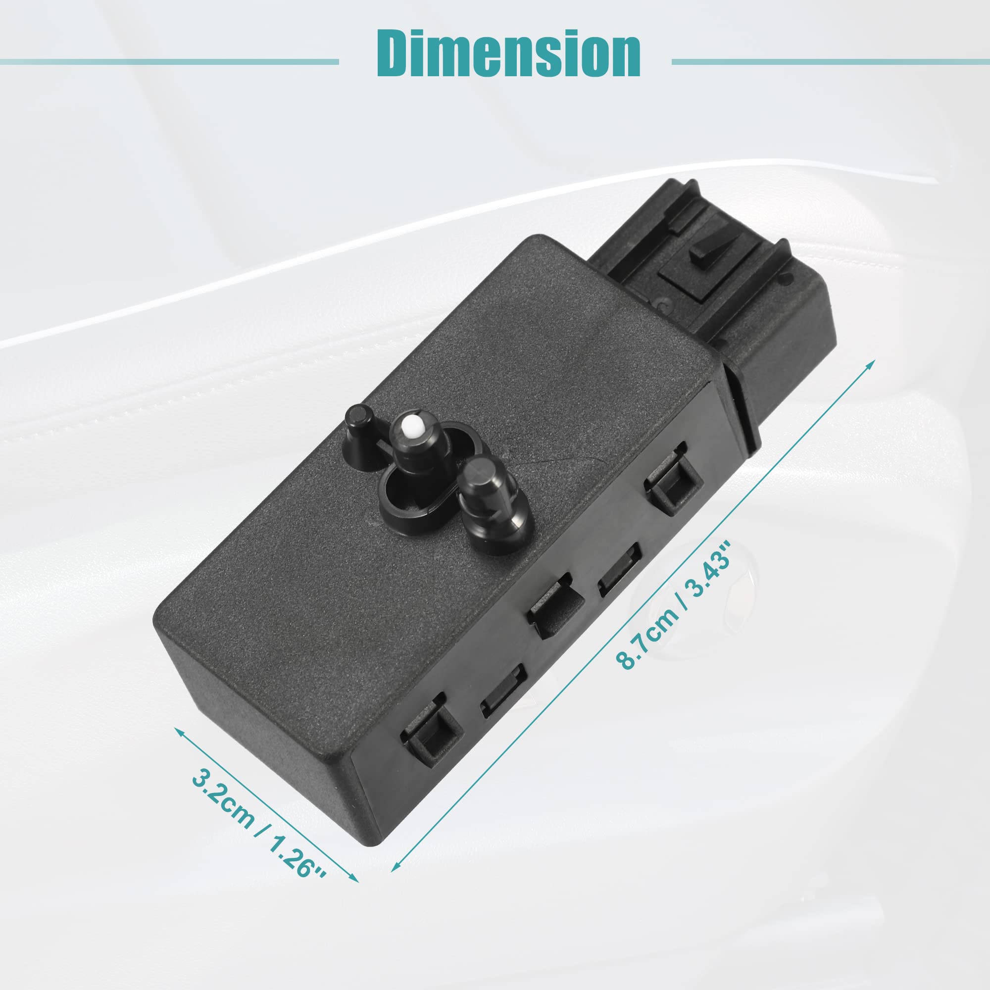 X AUTOHAUX Controllo interruttore sedile anteriore destro per Chevrolet Camaro