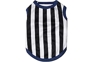 Petitebella Straight Stripes Puppy Dog Referee Halloween Costume