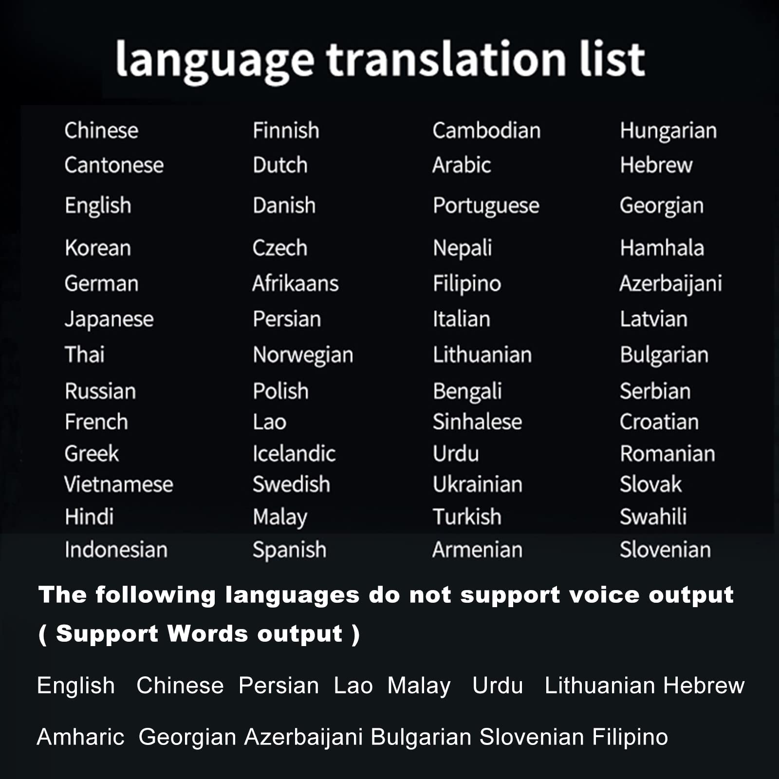 Amazon.com: NICHOY Double Screen Translator,7In Dual Screen Real
