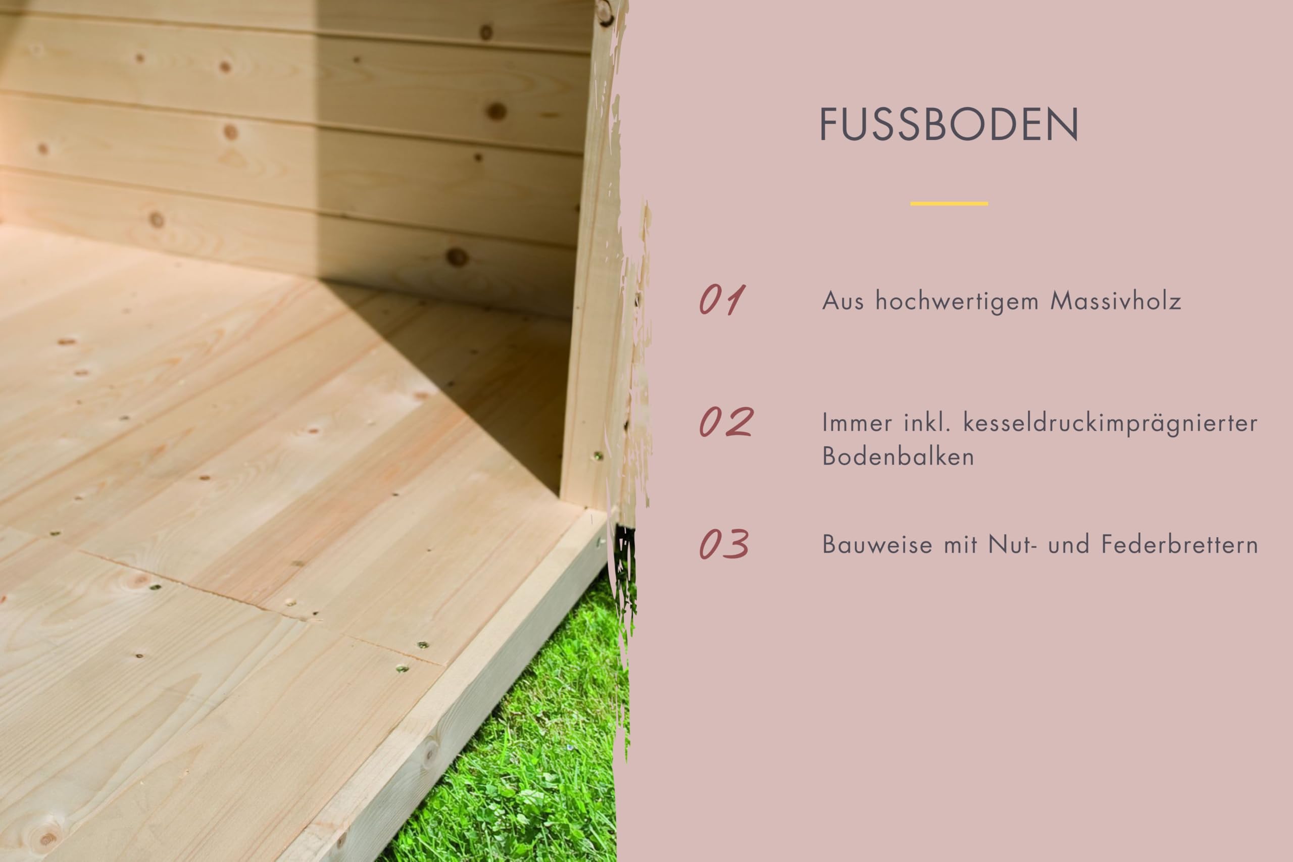 Karibu Fasssauna Carlotta in versch. Größen inkl. Saunaofen 9kW Außensauna Gartensauna (Größe M 175 cm)