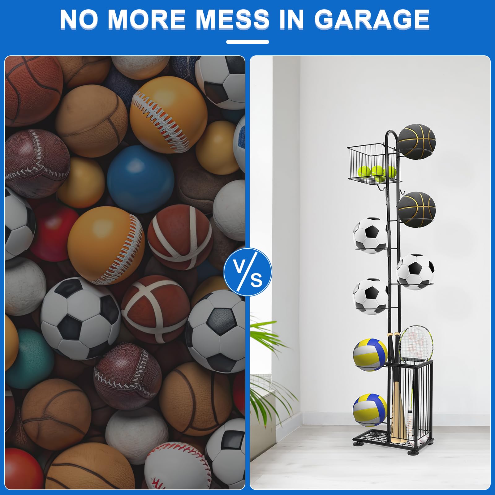 Basketball Accessories Sports Equipment Organizer Sports Gear
