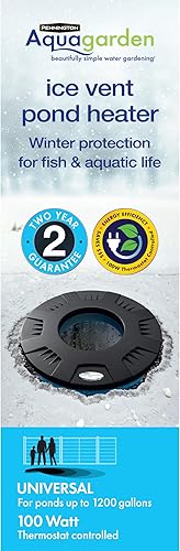 Miniatura 5 de Calentador de estanque de ventilación de hielo, descongelante de estanque, protección de invierno para peces y vida acuática, control de termostato,