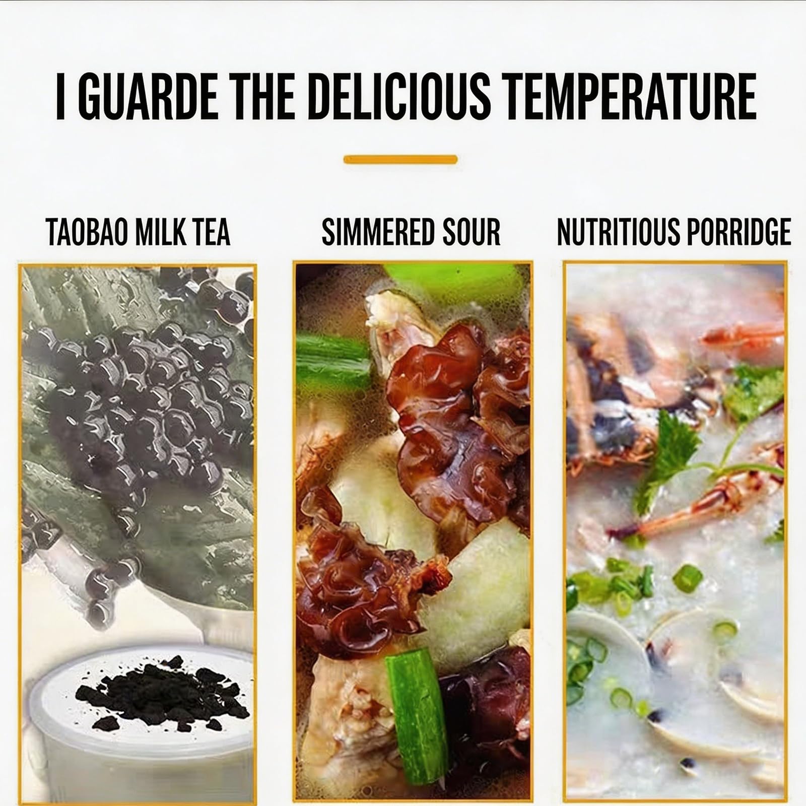 MObyat Tapiokaperlen-wärmer, 3-l/7-l-isolierbehälter Aus 4-lagigem Edelstahl, Einstellbare Warmhaltetemperatur Von 40–90 °c, Zum Warmhalten Von Speisen In Milchtees Und Sushi-Restaurants 7l