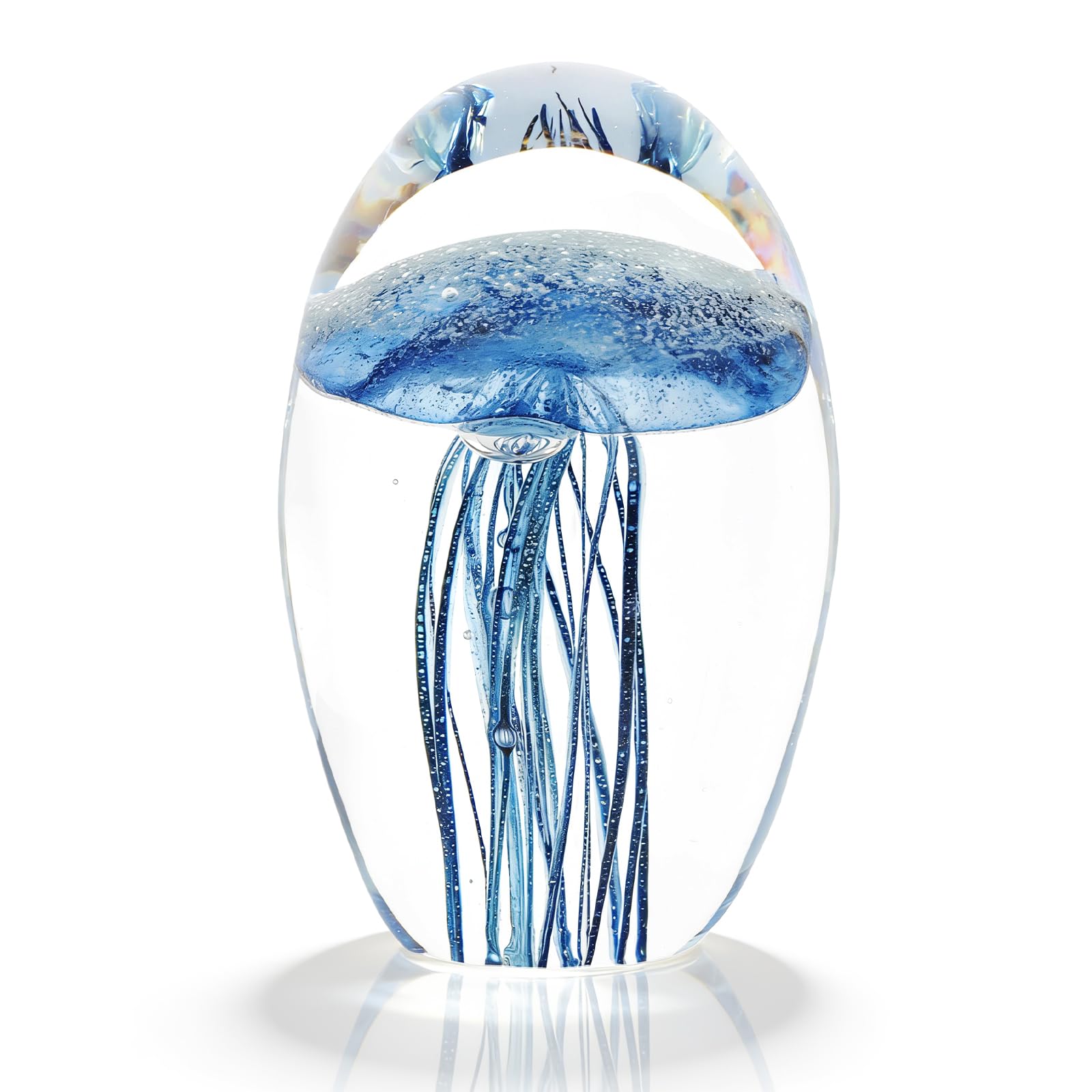 Presse-papier méduse en verre soufflé une idée cadeau originale et poétique