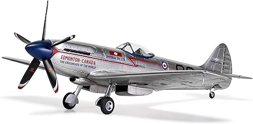 Miniatura 9 de Airfix Supermarine Spitfire MKXIV Civilian Schemes 148 Racing Aircraft Plastic Model Kit A05139