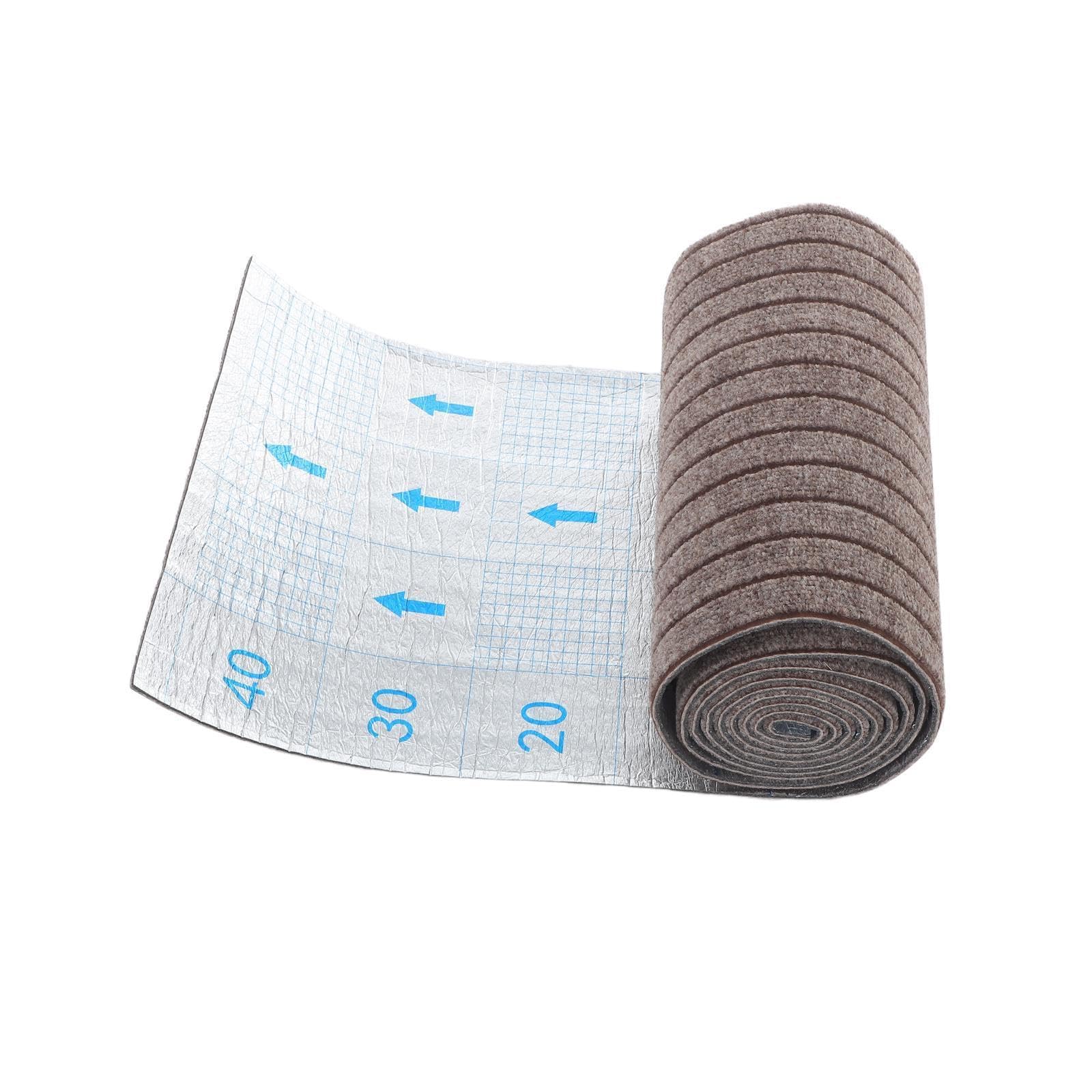 Rouleau imperméable de dalles de moquette auto-adhésives pour marche escalier