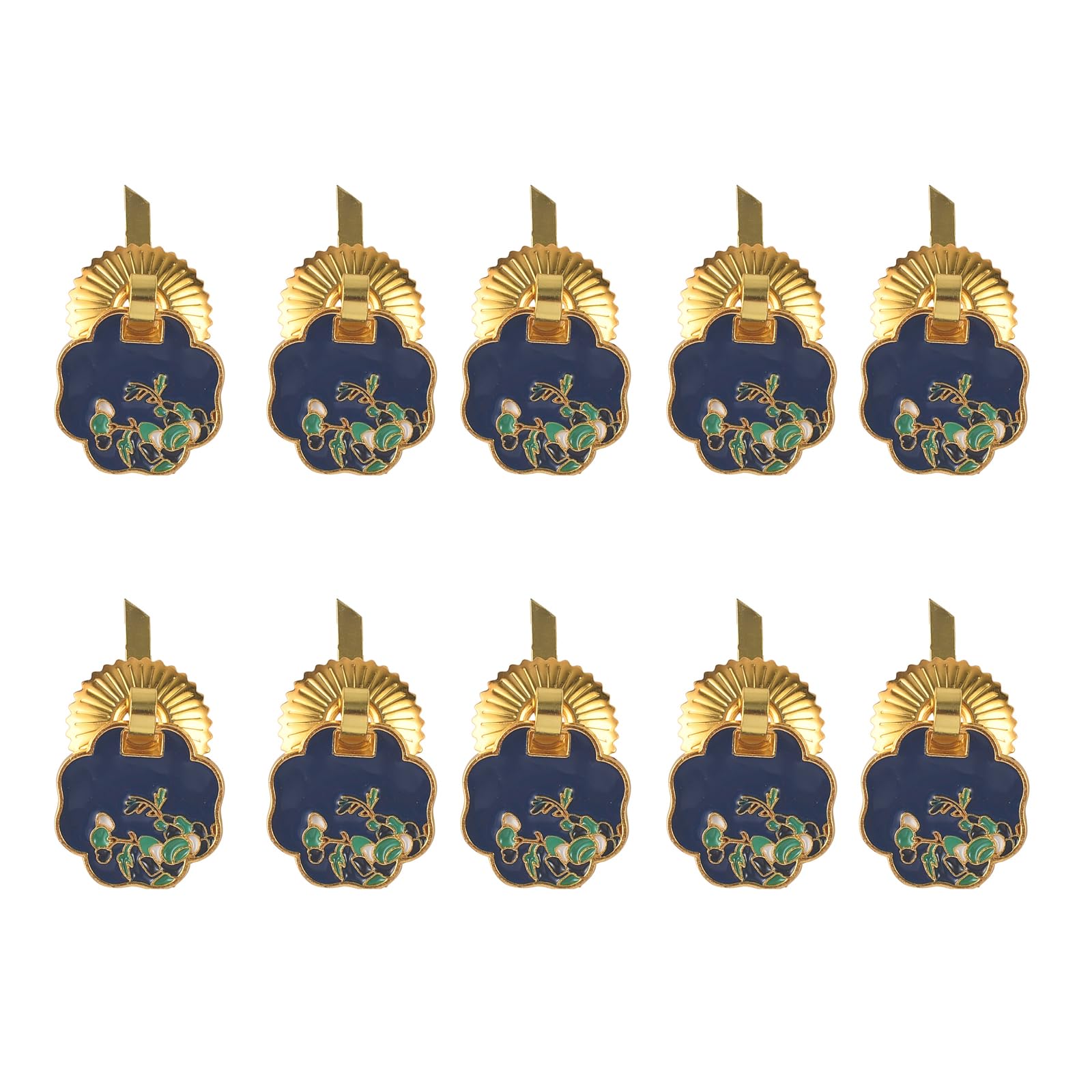Fexxkg C 10Pcs Multipurpose Tin Box Decorative Handle Box Decorated Drawer Door Rings Pulls Jewelry Ase Drawer Knobs Hardware Furniture Hardware Handles