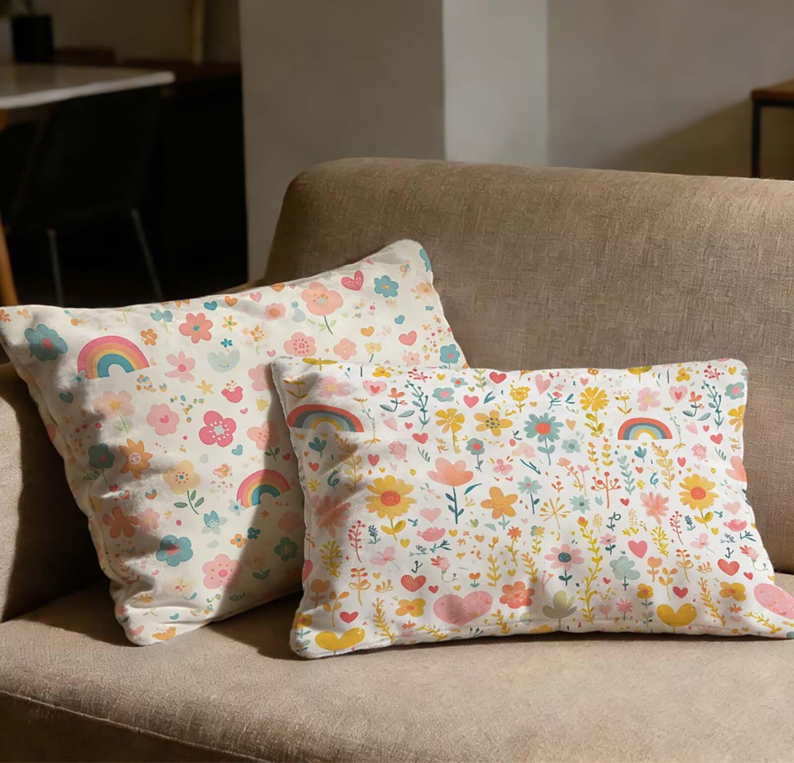 Taie oreiller 80x100 velours lot de 2 zippee amovible pour proteger et embellir les coussins