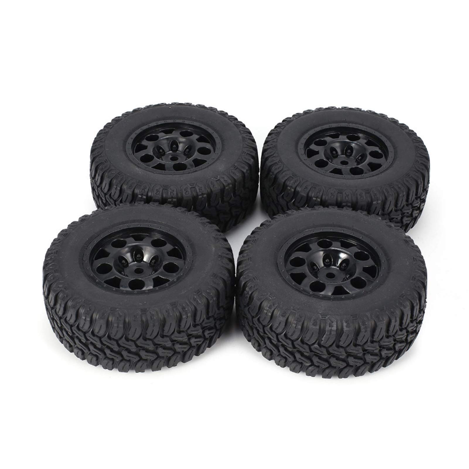 KBREE 4pcs 109mm Gummifelge Reifen Reifen Rad Geeignet für 1/10 RC Short Truck Auto Modell Für HSP HPI Komponente Ersatzteile Zubehör Ersatzteile