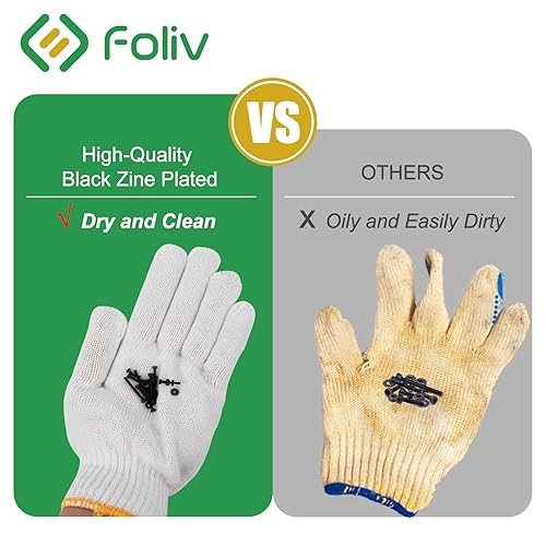 Miniatura 2 de FOLIV Kit surtido de tornillos y tuercas métricos, 780 piezas M2 hexagonal, tornillos hexagonales y arandelas de tuercas, tornillos hexagonales