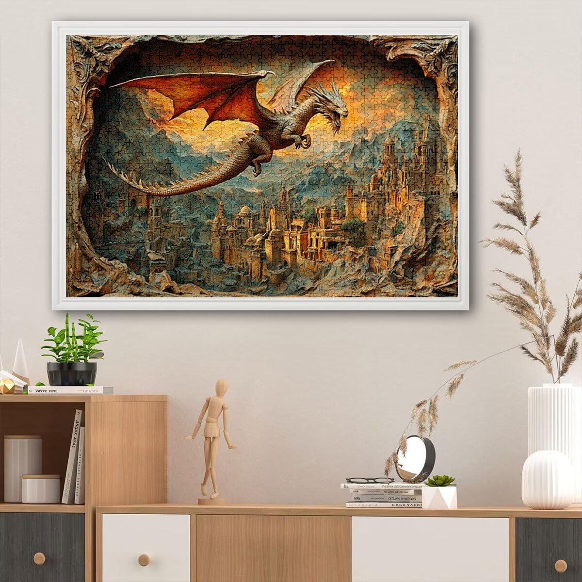 Puzzle 2000 elementów, latawiec, 2000 elementów, drewniane puzzle dla dorosłych, trudna łamigłówka, gra logiczna dla całej rodziny, drewniane puzzle do dekoracji salonu, prezenty, B-58
