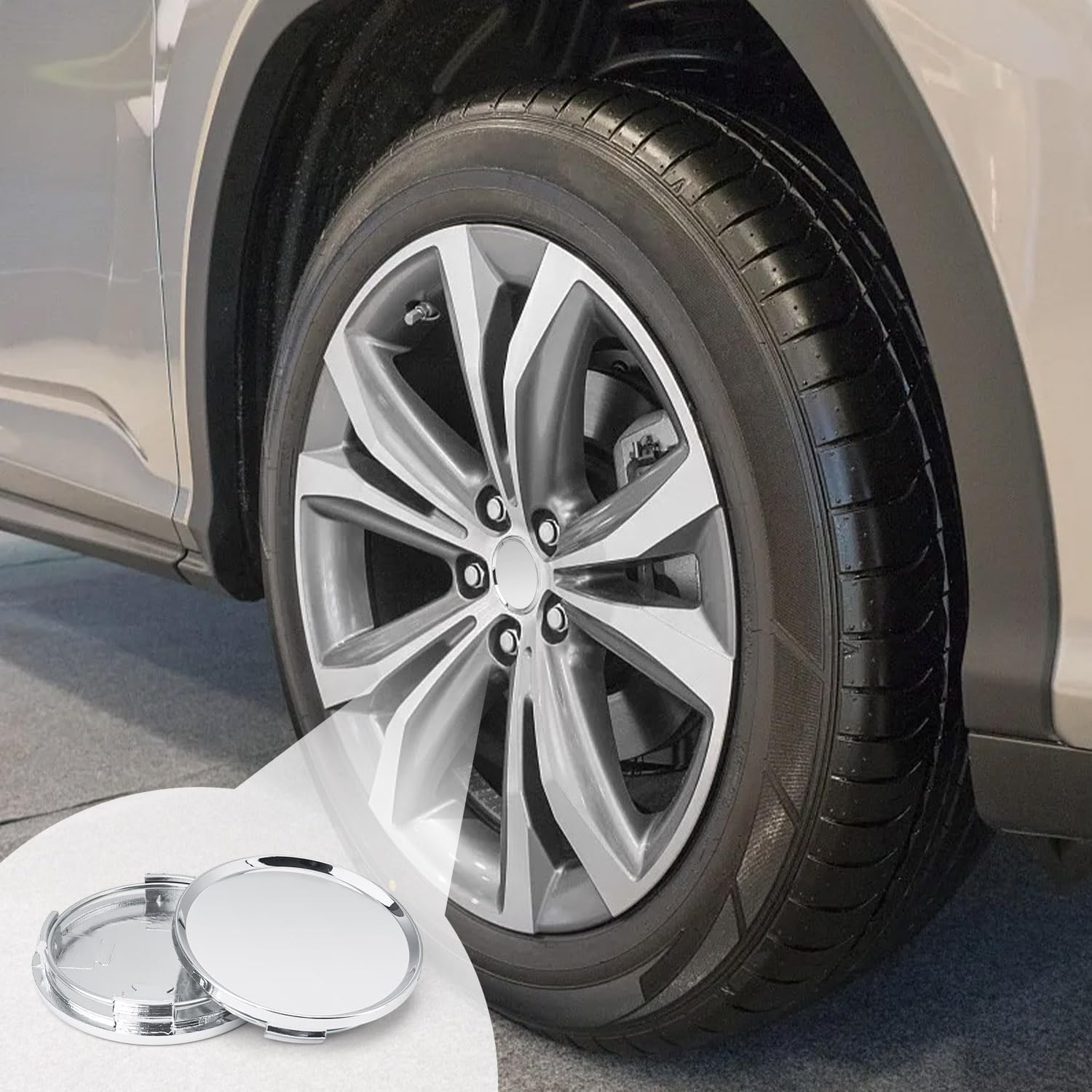 WQIUTT Radnabenkappen Für Abarth - 4 Stück 133mm Felgendeckel In Verschiedenen Designs