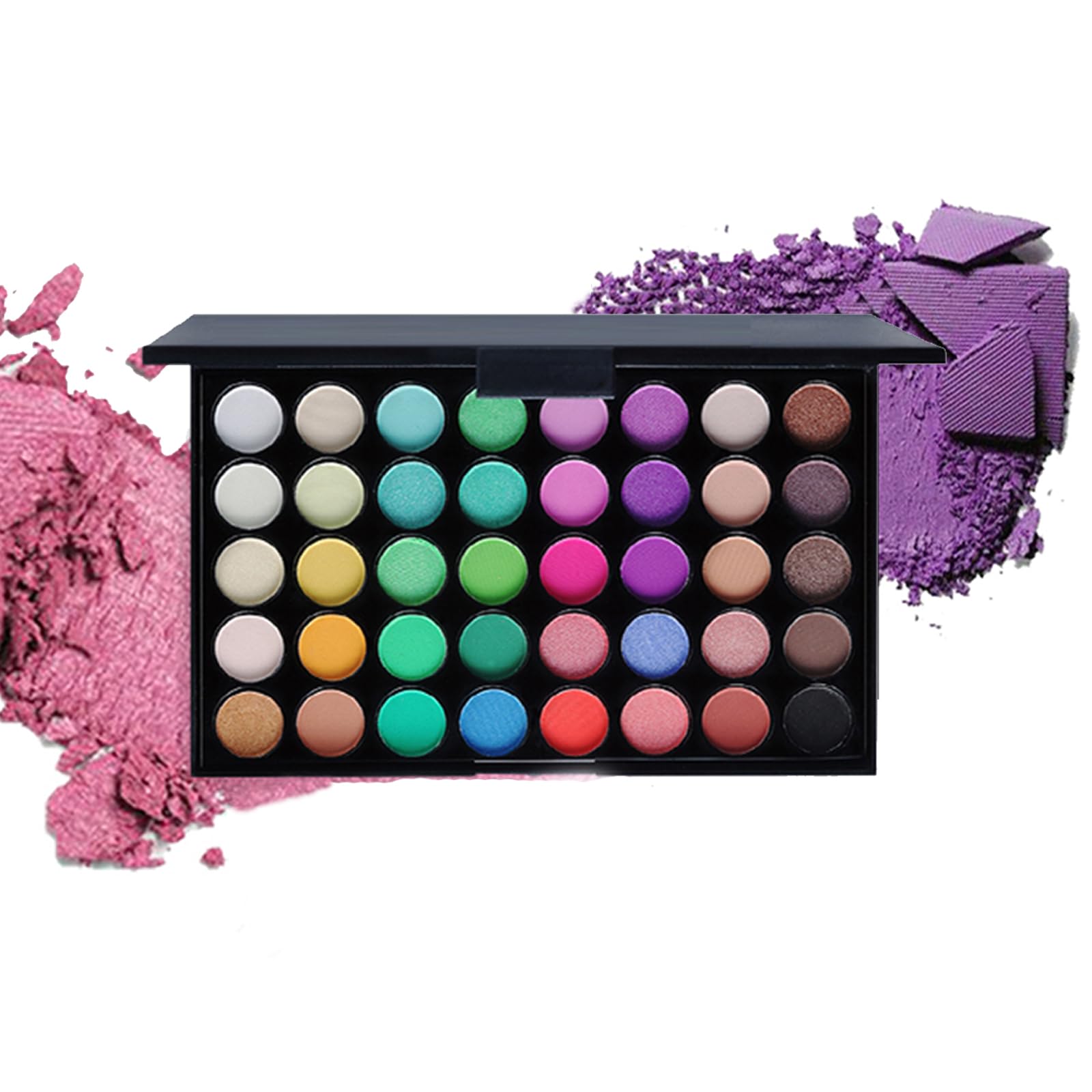 LHLXZQ Eyes Makeup Set, Inclundes 40 Colours Eyeshadow Palette Eyeliner Eyebrow Pencil Mascara and Makeup Brushes - Image 3