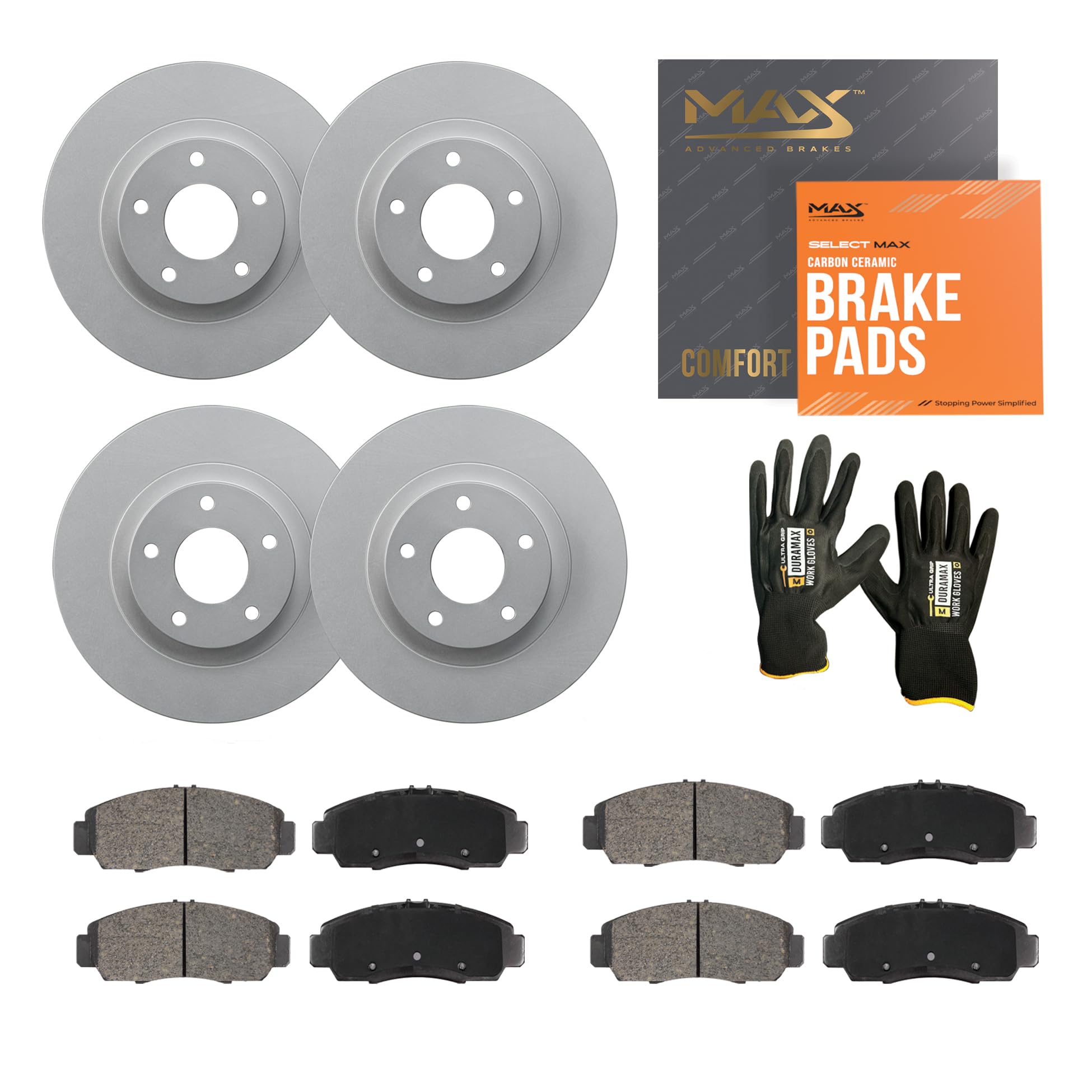 Max Advanced Brakes Front &amp; Rear Brake Kit For Mazda MX-5 Miata