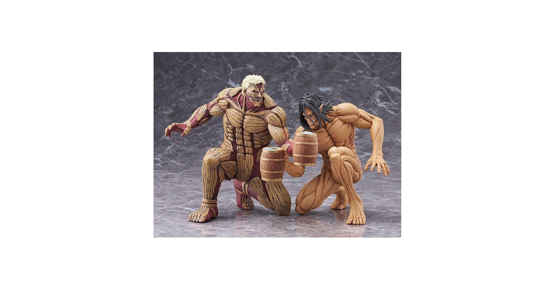 進撃の巨人 フィギュアセット エレン&ライナー figurama フィギュラマ 進撃の巨人 エレン ライナー フィギュア