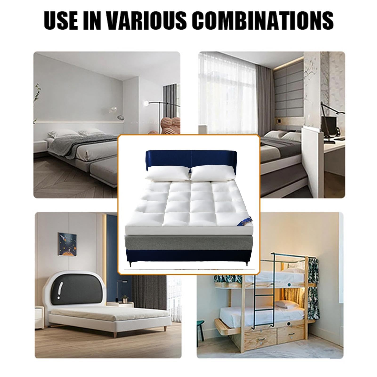 Materasso Futon da Terra Materasso Futon Giapponese Tatami Tessuto Delicato Sulla Pelle, Pieghevole Morbido Anti-pressione Traspirante Materasso Futon Matrimoniale For Casa Dormitorio Studenti(001,200