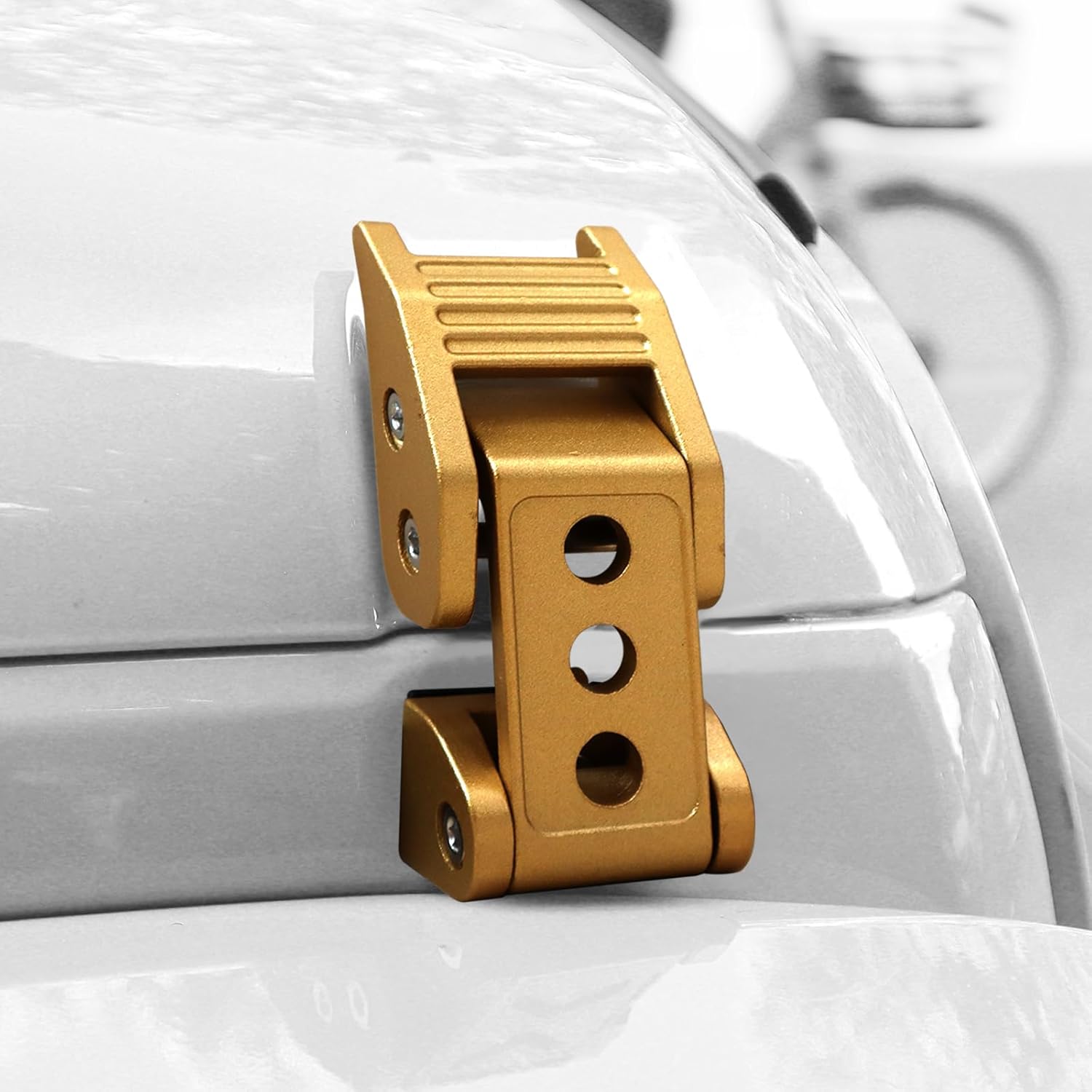 Hood Latches Aluminum Hood Latch Catch Kits Compatible with Jeep Wrangler JK/JKU 2007-2018 & JL/JLU 2018-2024 Gladiator JT