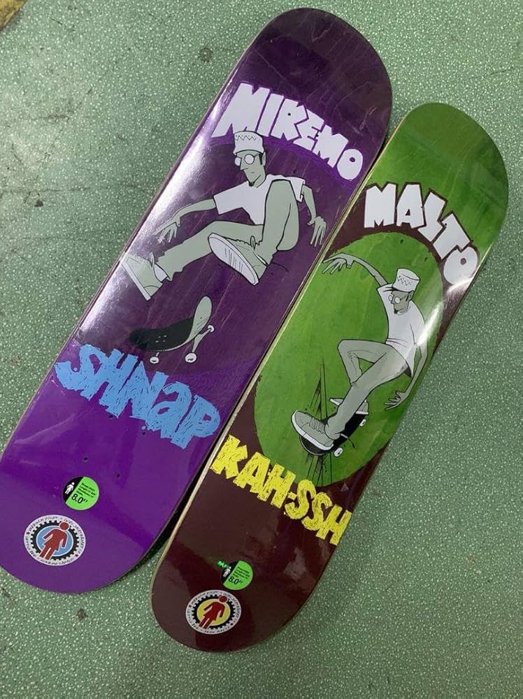 GIRL スケートボード コンプリート 紫 Amazon.co.jp: GIRL紫グラフィティースケボーデッキスケート
