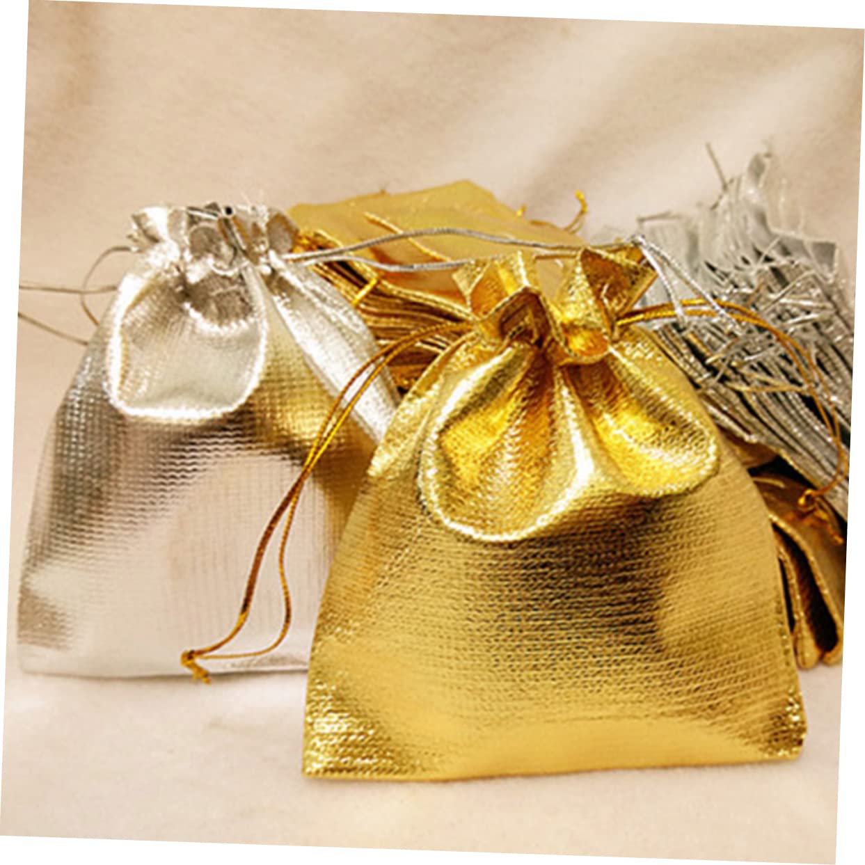 FRCOLOR 500stücke Kordelzug Schmuckbeutel Mini Geschenksäckchen Für Partys Hochzeiten Und Vielseitig Einsetzbar Für Schmuck Make-up Und Kleine Überraschungen