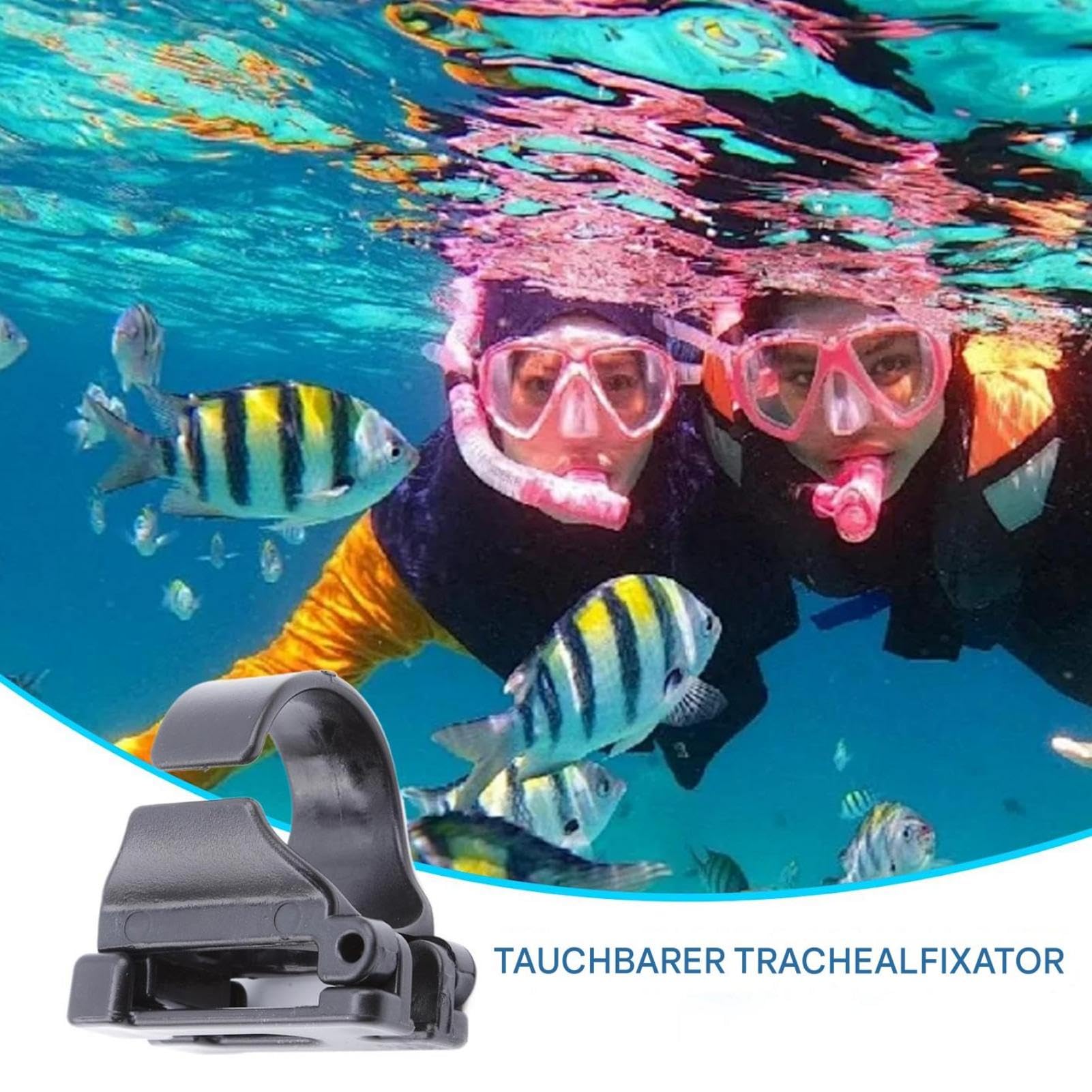 Clip de plongée, maintien du tuba | Boucle automatique de maintien du tuba | Remplacement léger portable pour activités sous-marines, amis de famille, collègues
